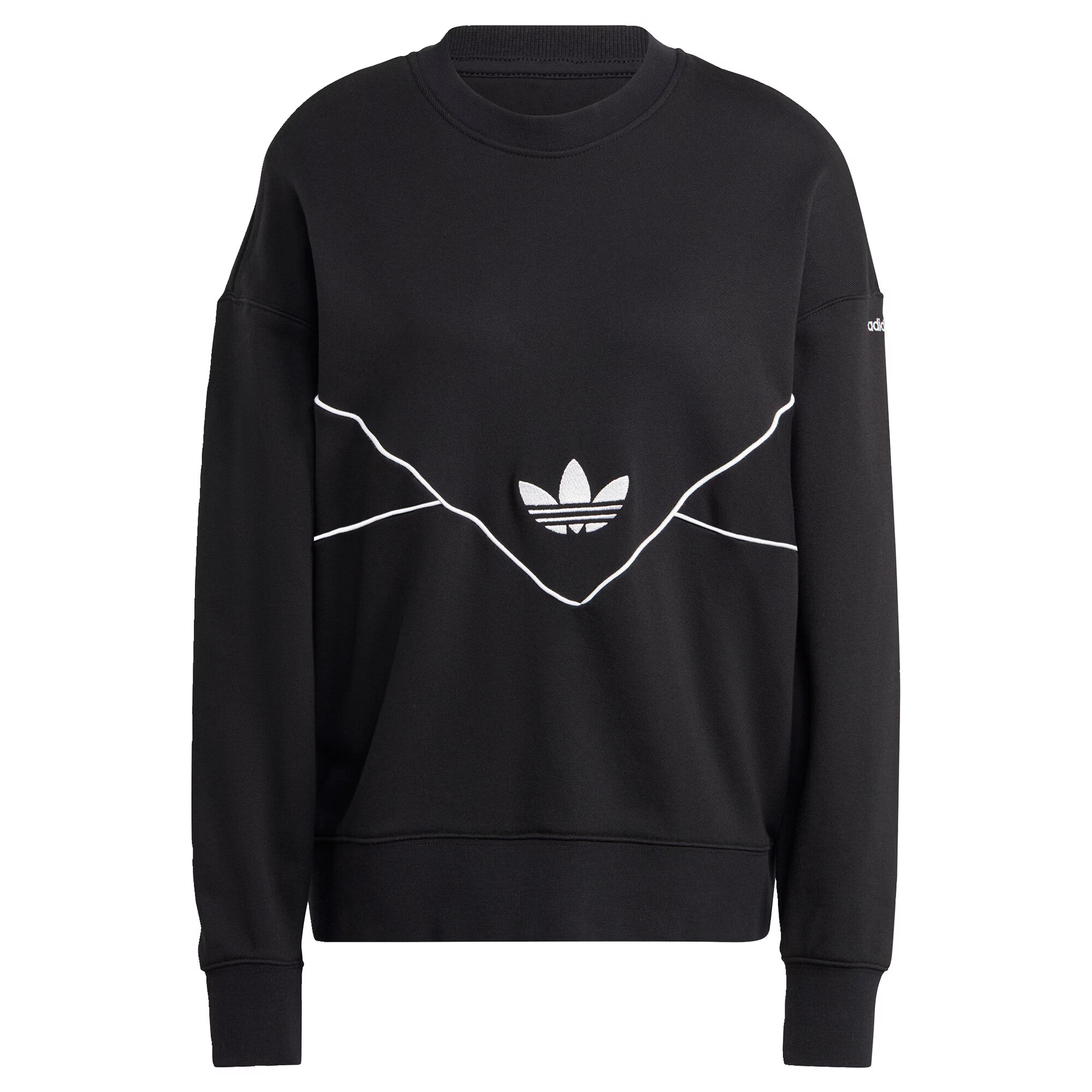 ADIDAS ORIGINALS Μπλούζα φούτερ 'friend Crew' μαύρο / λευκό - Pepit.gr