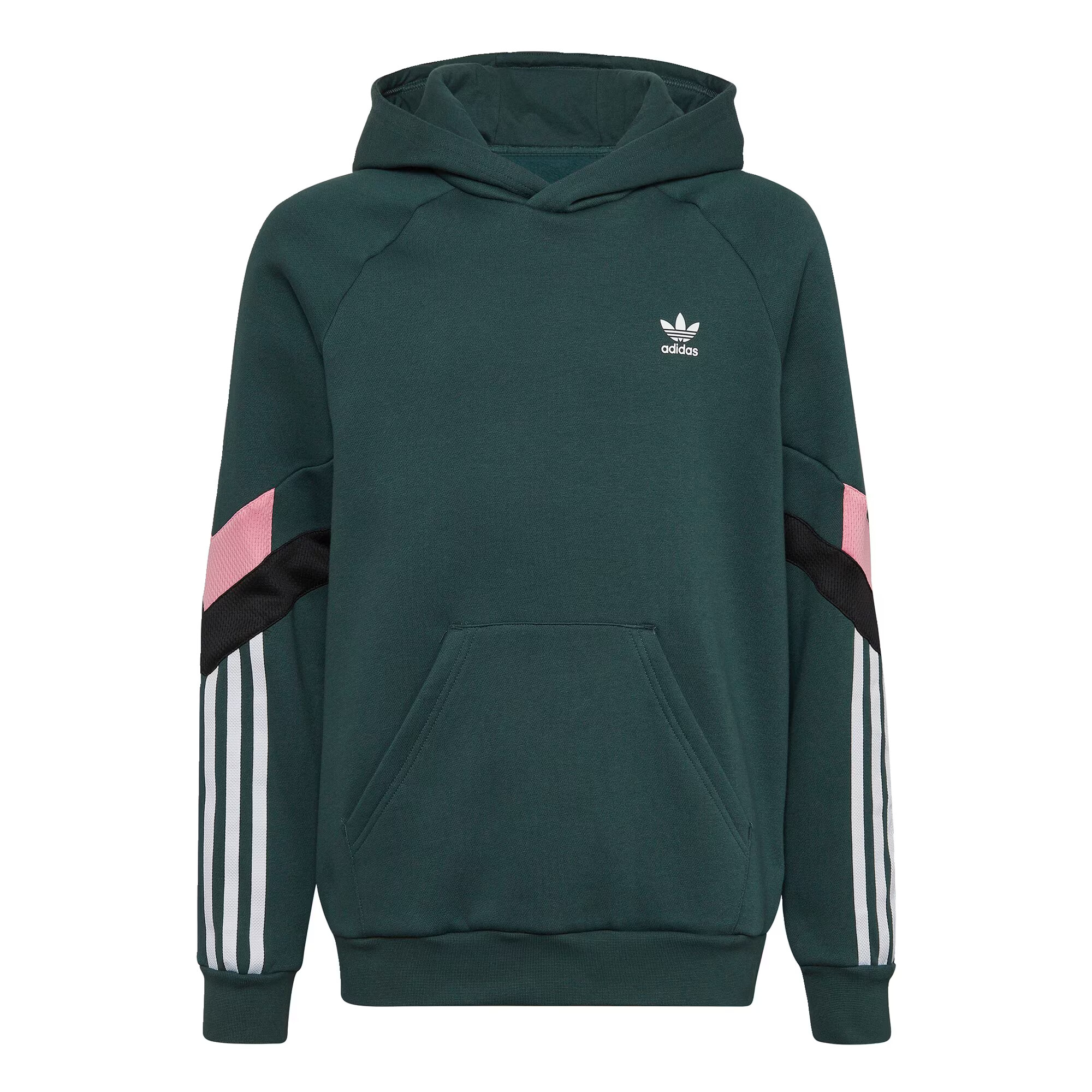 ADIDAS ORIGINALS Μπλούζα φούτερ σμαραγδί / ανοικτό ροζ / λευκό - Pepit.gr