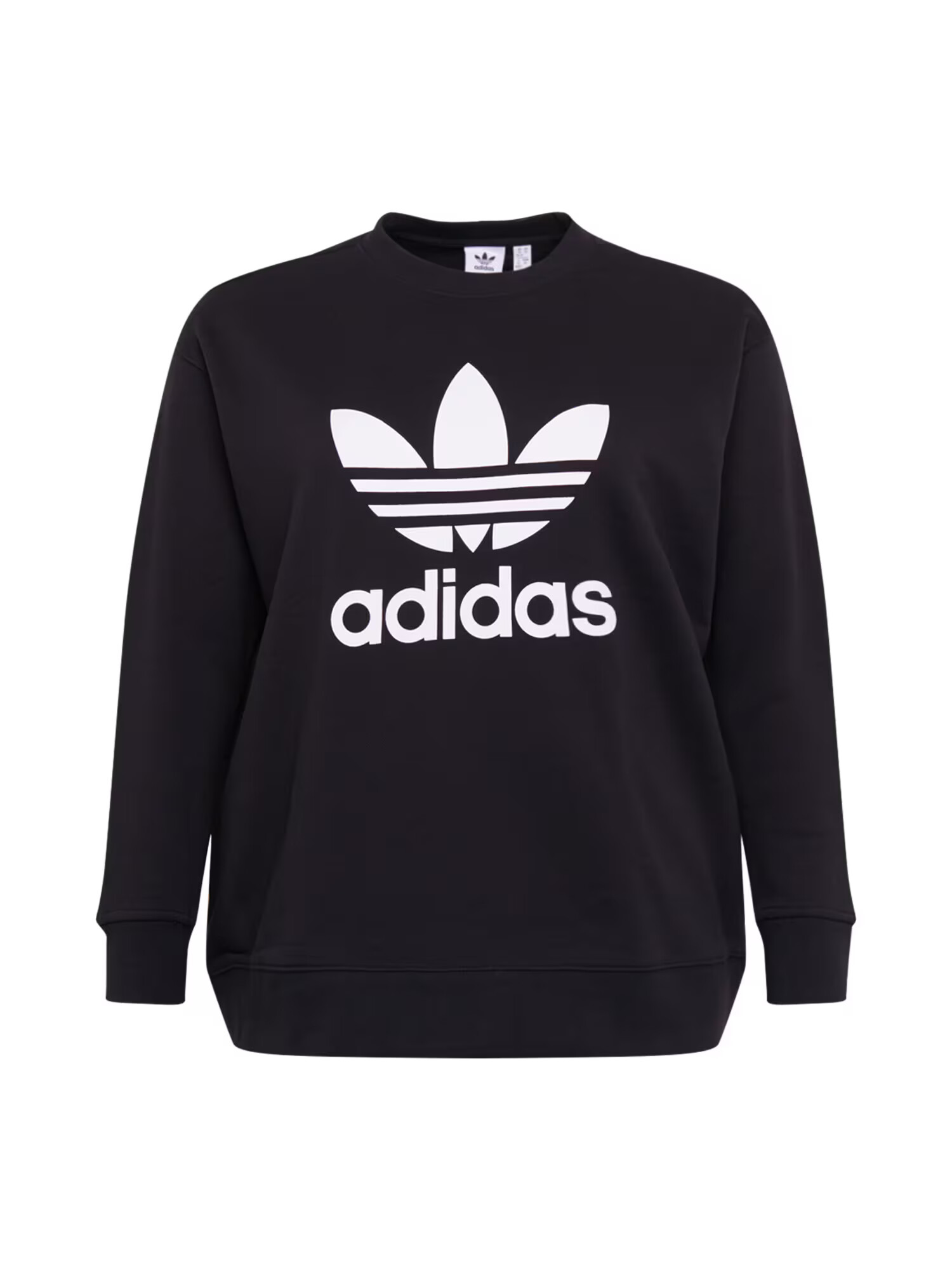 ADIDAS ORIGINALS Μπλούζα φούτερ 'Trefoil Crew ' μαύρο / λευκό - Pepit.gr