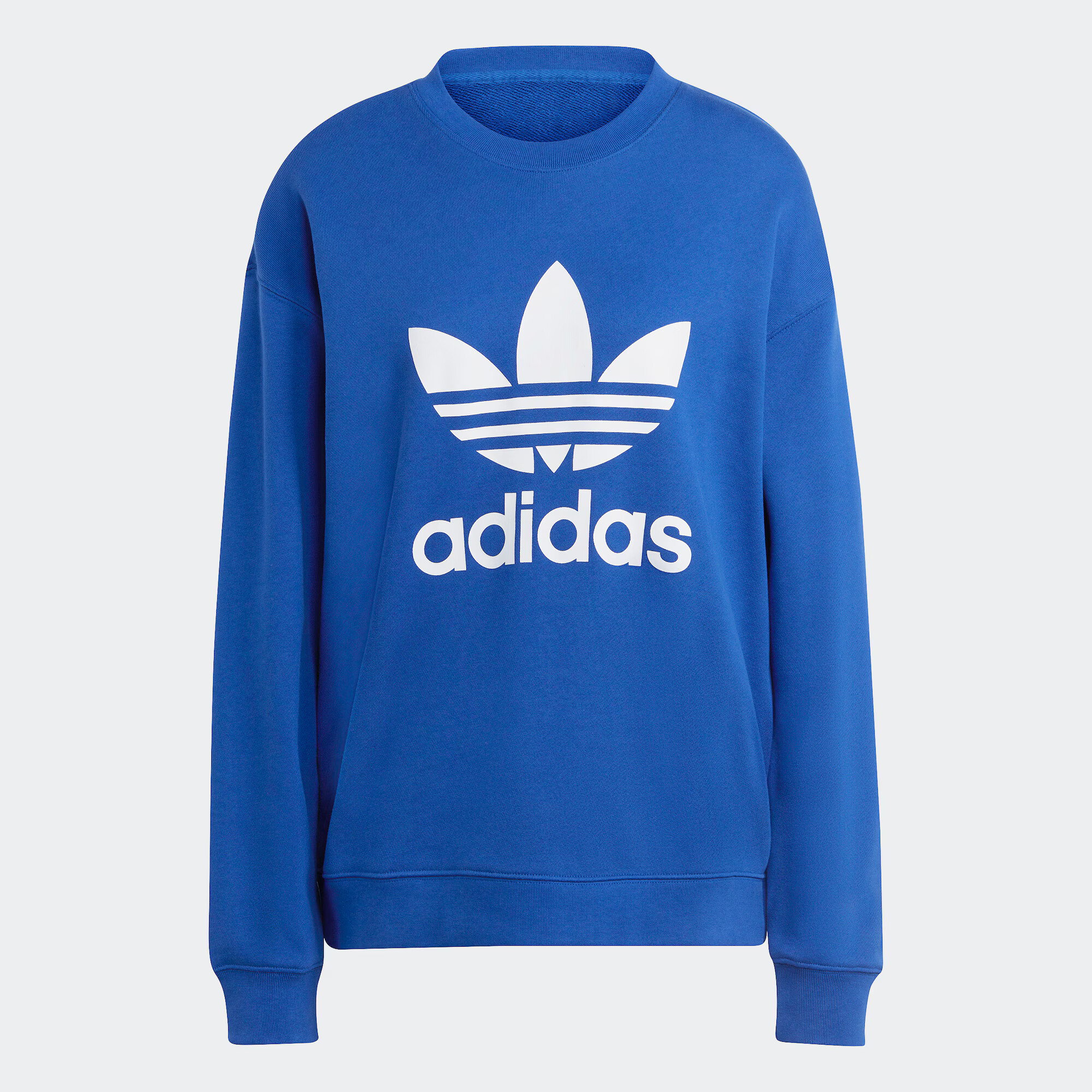 ADIDAS ORIGINALS Μπλούζα φούτερ 'Trefoil Crew' μπλε ρουά / λευκό - Pepit.gr