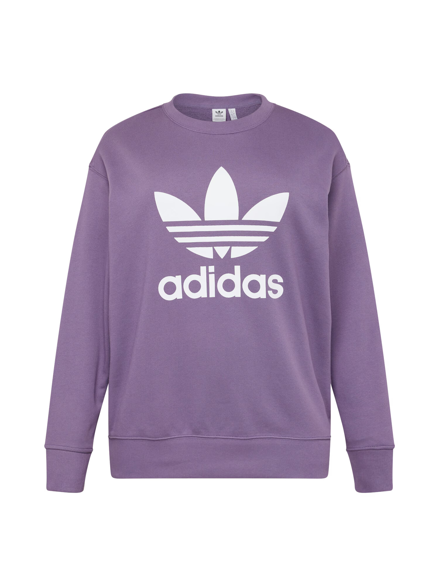 ADIDAS ORIGINALS Μπλούζα φούτερ 'Trefoil' σκούρο λιλά / λευκό - Pepit.gr