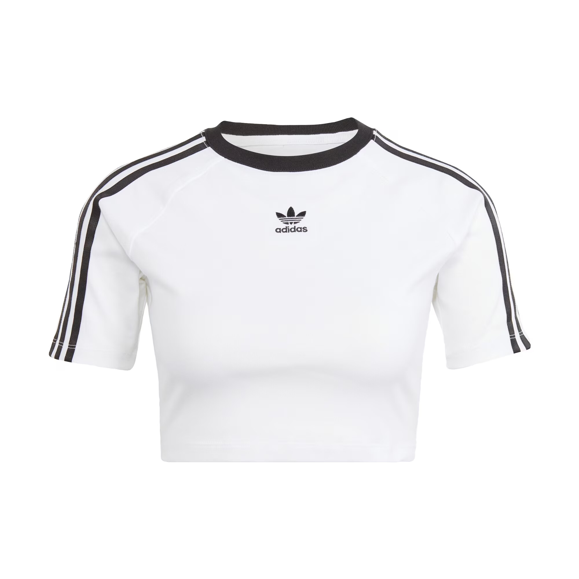 ADIDAS ORIGINALS Μπλουζάκι '3-Streifen' μαύρο / λευκό - Pepit.gr