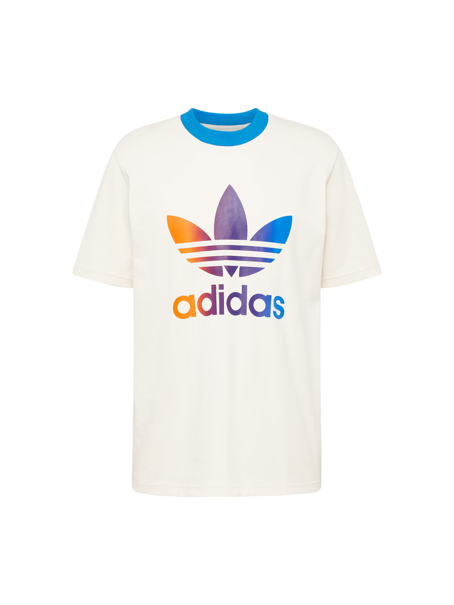 ADIDAS ORIGINALS Μπλουζάκι 'Adicolor 70S Premium Trefoil' μπλε / ανοικτό λιλά / πορτοκαλί / offwhite - Pepit.gr