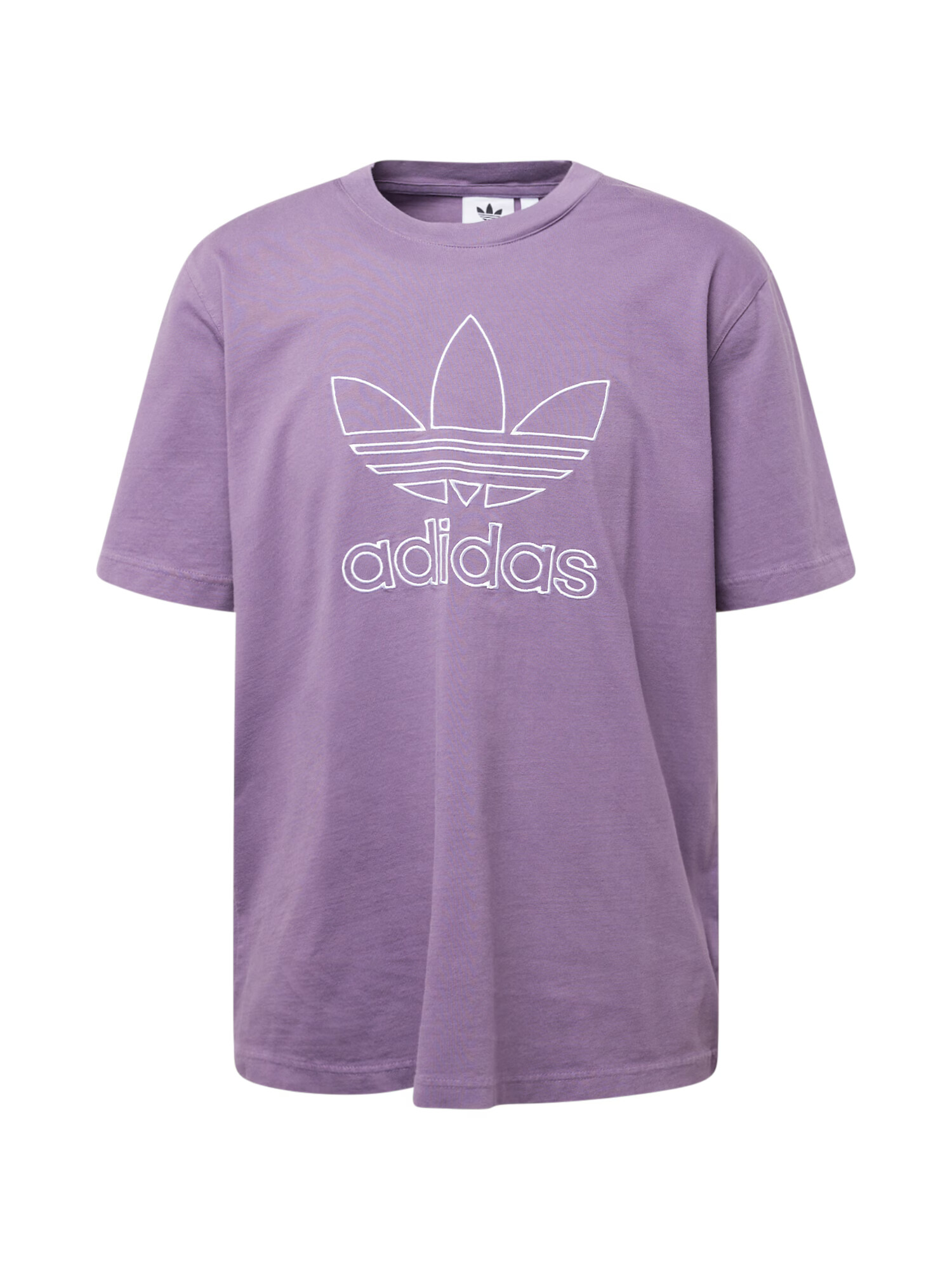 ADIDAS ORIGINALS Μπλουζάκι 'Adicolor Outline' λεβάντα / λευκό - Pepit.gr