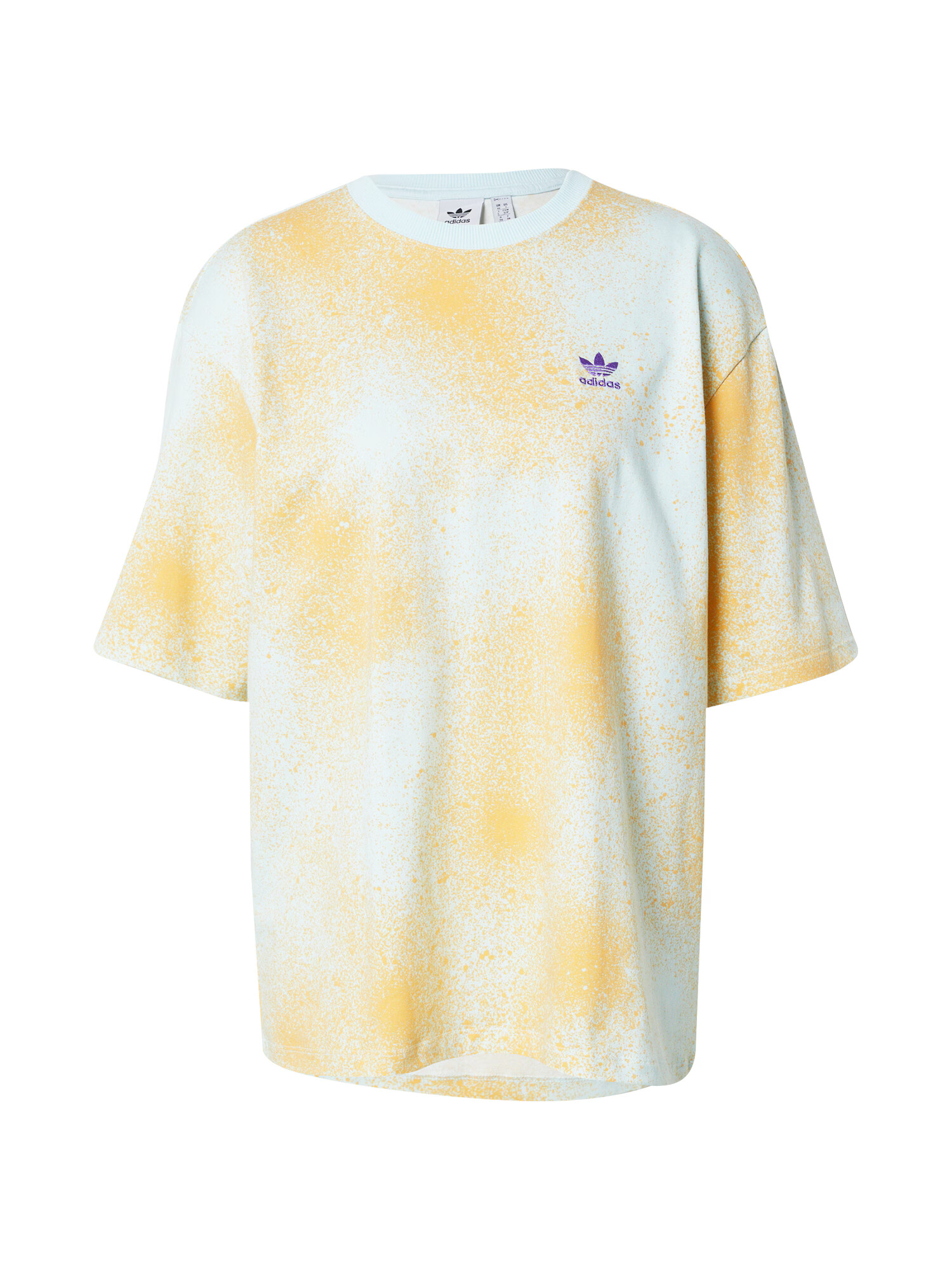 ADIDAS ORIGINALS Μπλουζάκι 'Allover Print' άκουα / κίτρινο - Pepit.gr