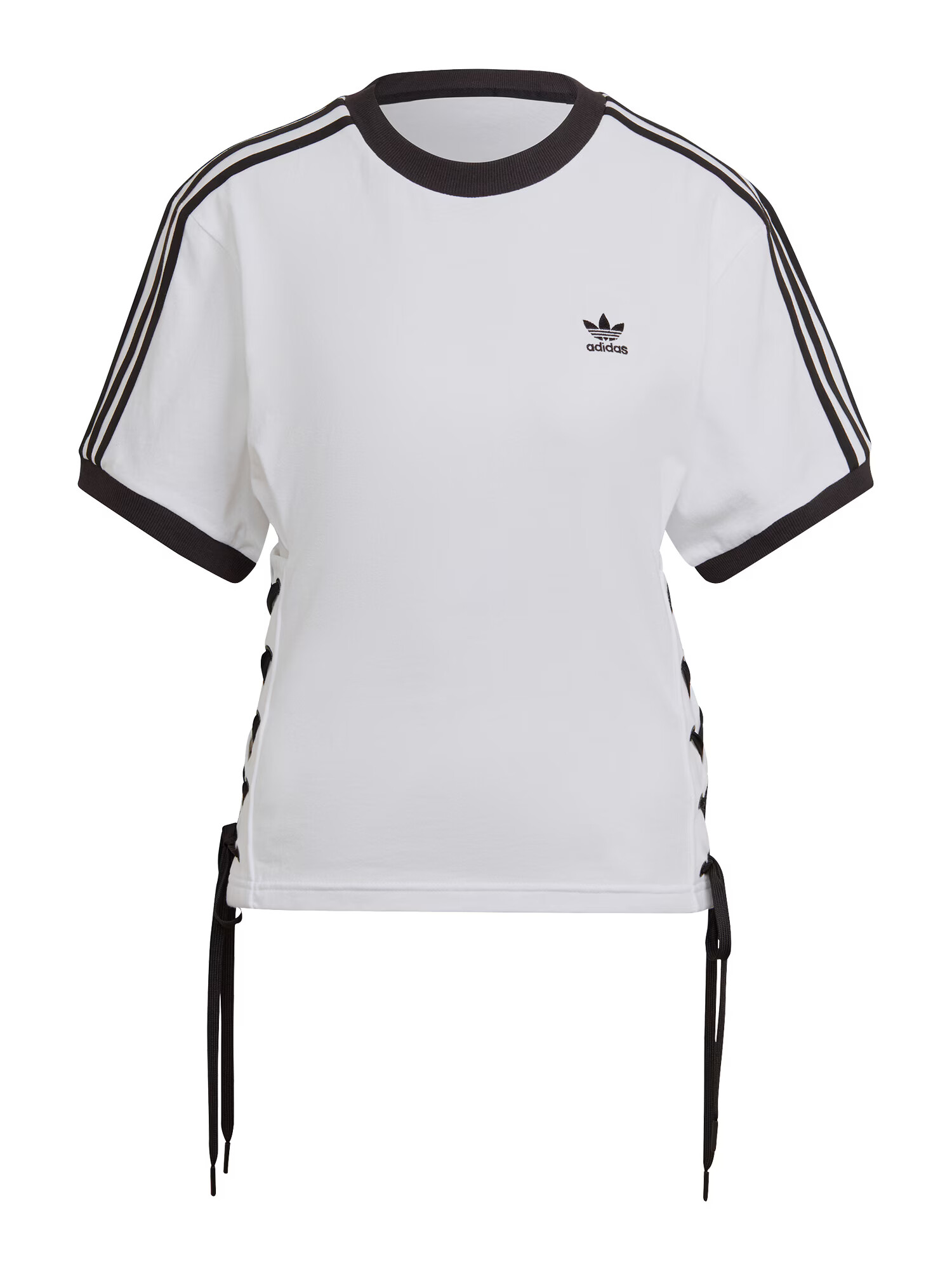 ADIDAS ORIGINALS Μπλουζάκι 'Always Original Laced' μαύρο / λευκό - Pepit.gr