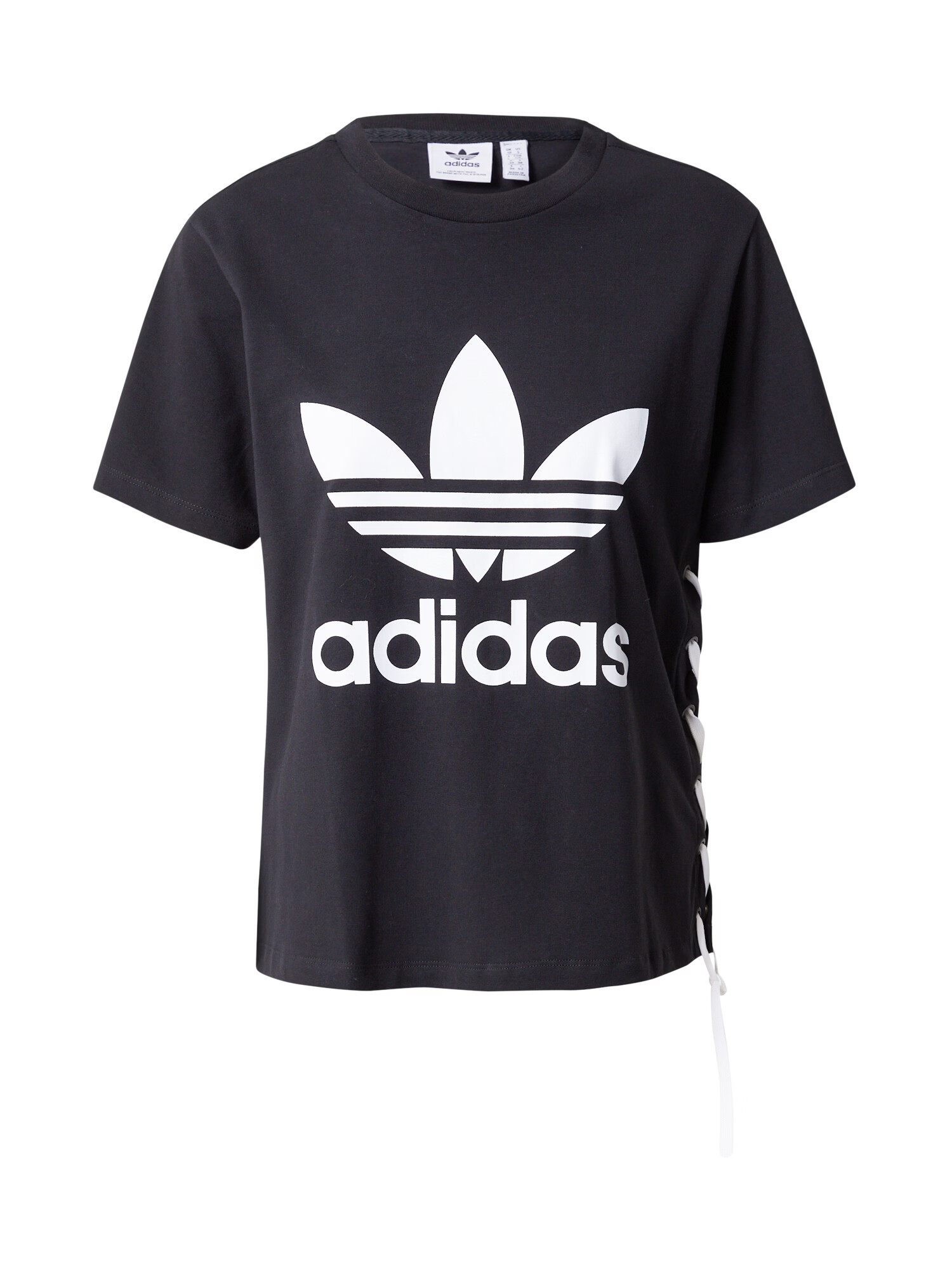 ADIDAS ORIGINALS Μπλουζάκι 'Always Original Trefoil' μαύρο / λευκό - Pepit.gr