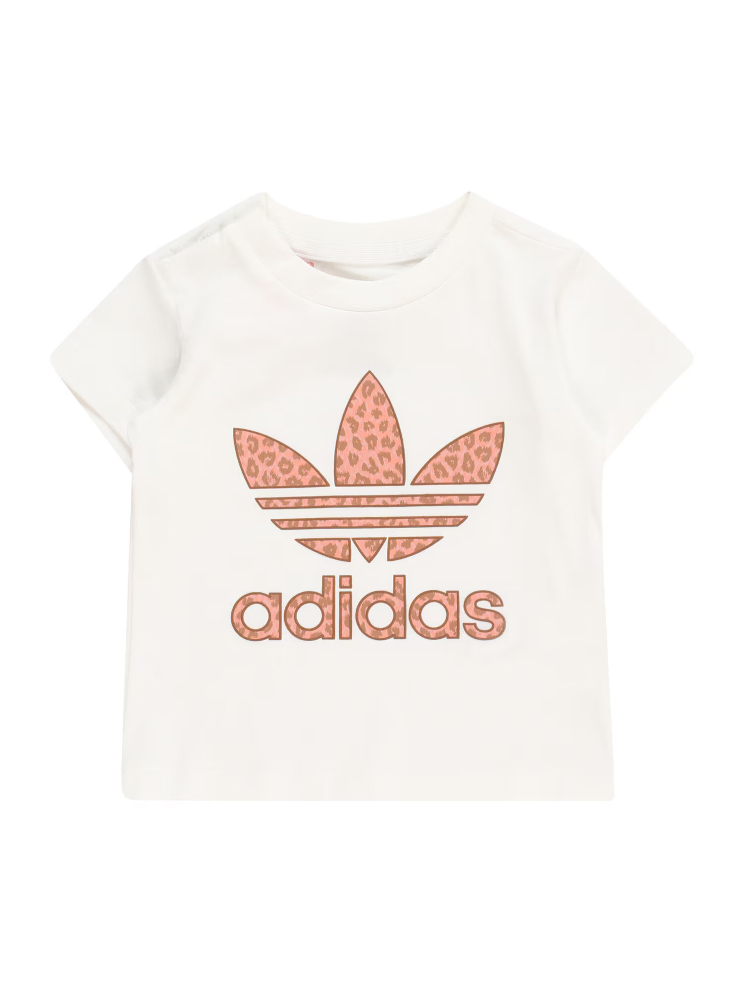 ADIDAS ORIGINALS Μπλουζάκι 'Animal Graphic Print' καφέ / κοραλί / λευκό - Pepit.gr