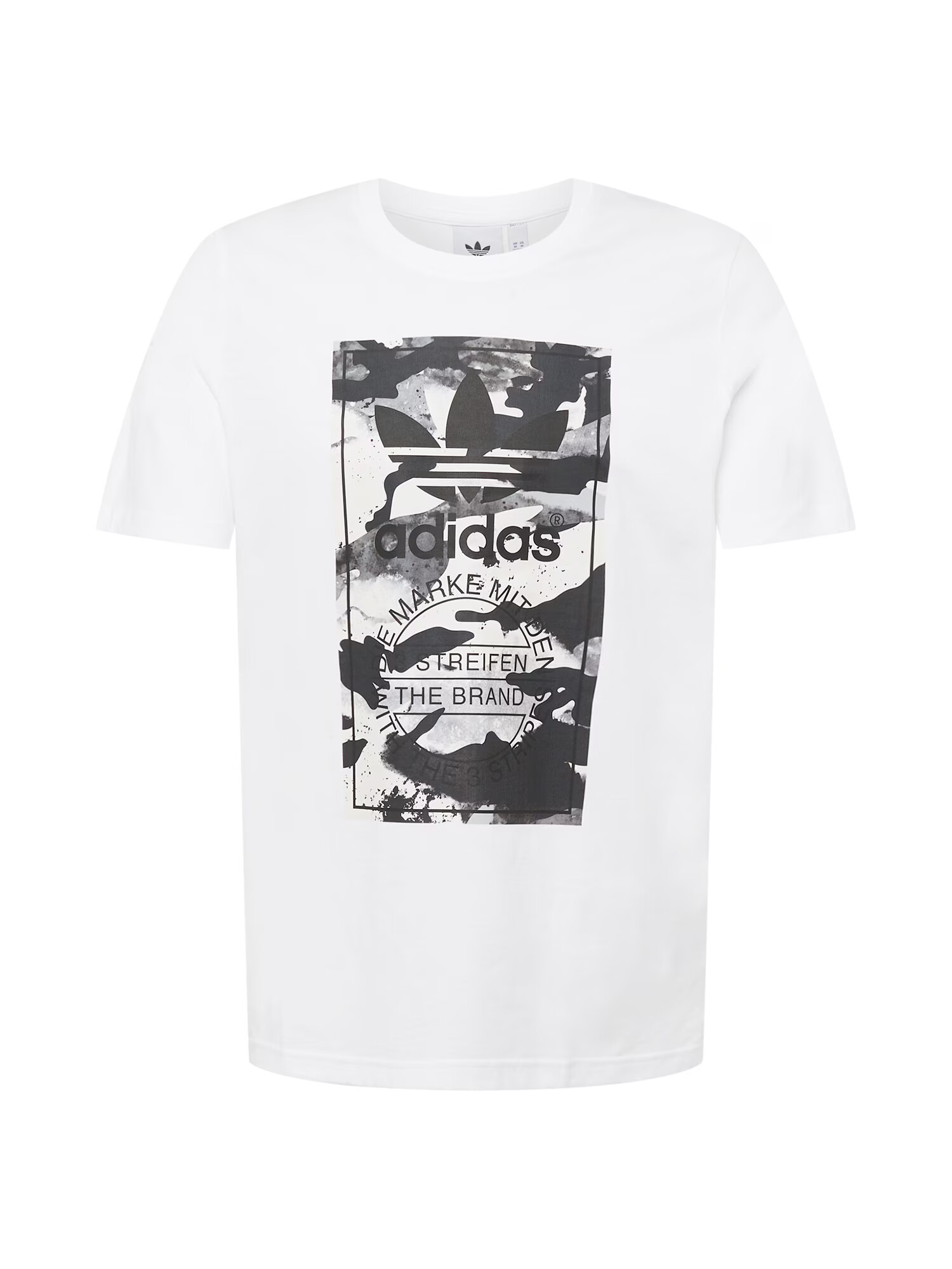 ADIDAS ORIGINALS Μπλουζάκι 'Graphic Camo' σκούρο γκρι / λευκό - Pepit.gr