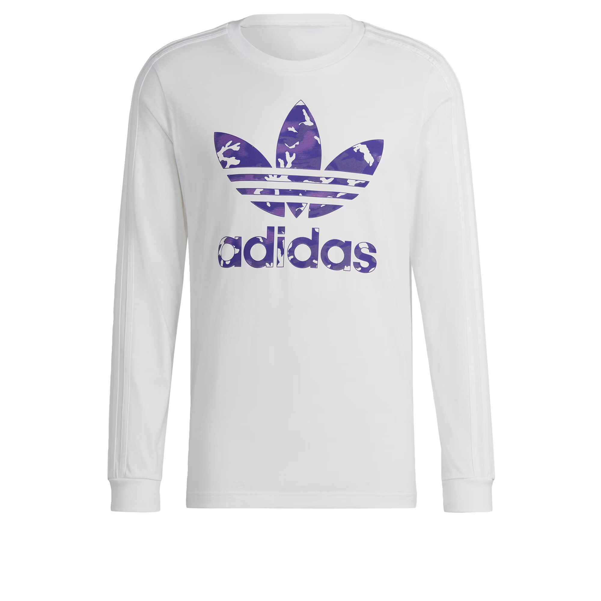 ADIDAS ORIGINALS Μπλουζάκι 'Graphics Camo Stripe' λιλά / λευκό - Pepit.gr