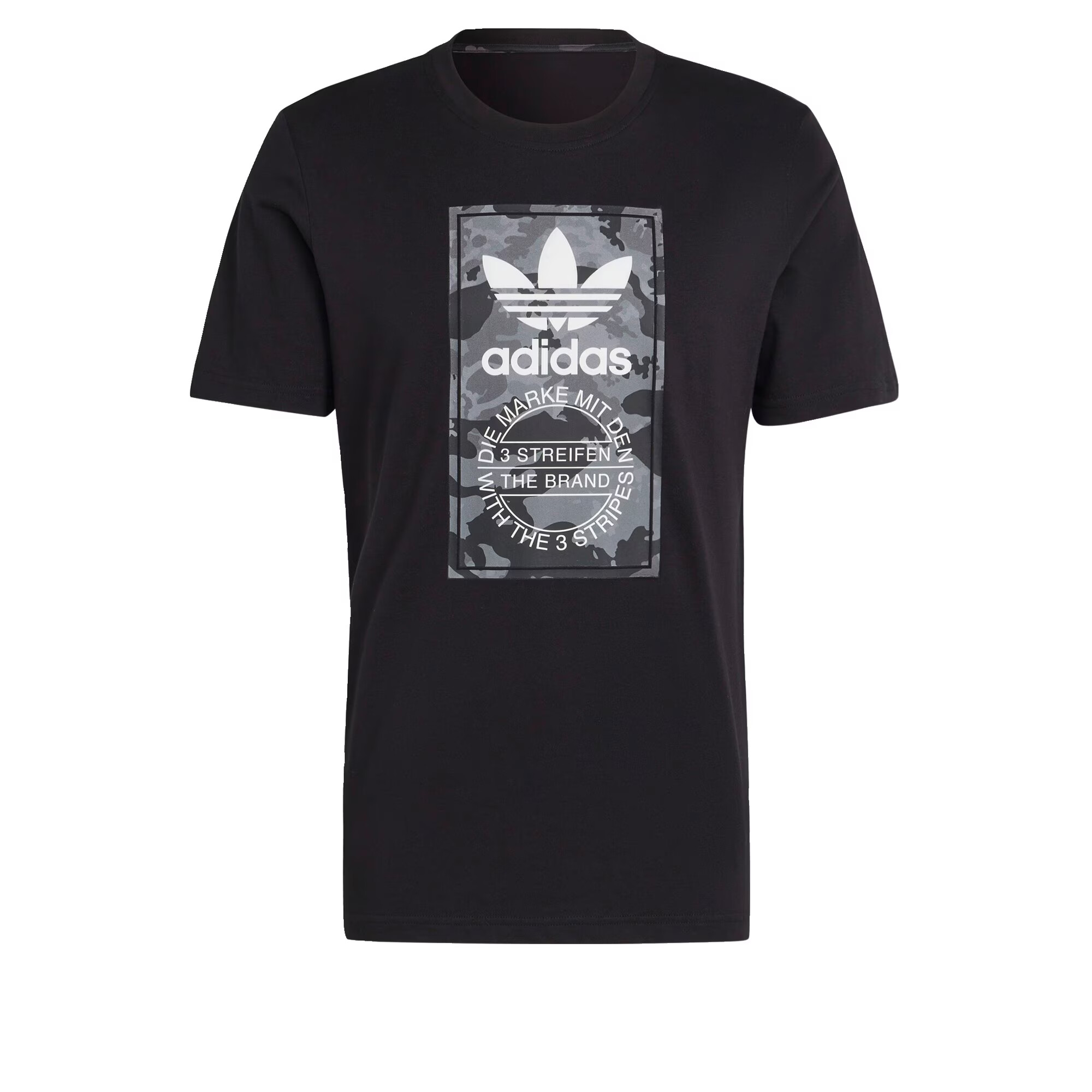 ADIDAS ORIGINALS Μπλουζάκι 'Graphics Camo Tongue Label' ανάμεικτα χρώματα / μαύρο - Pepit.gr