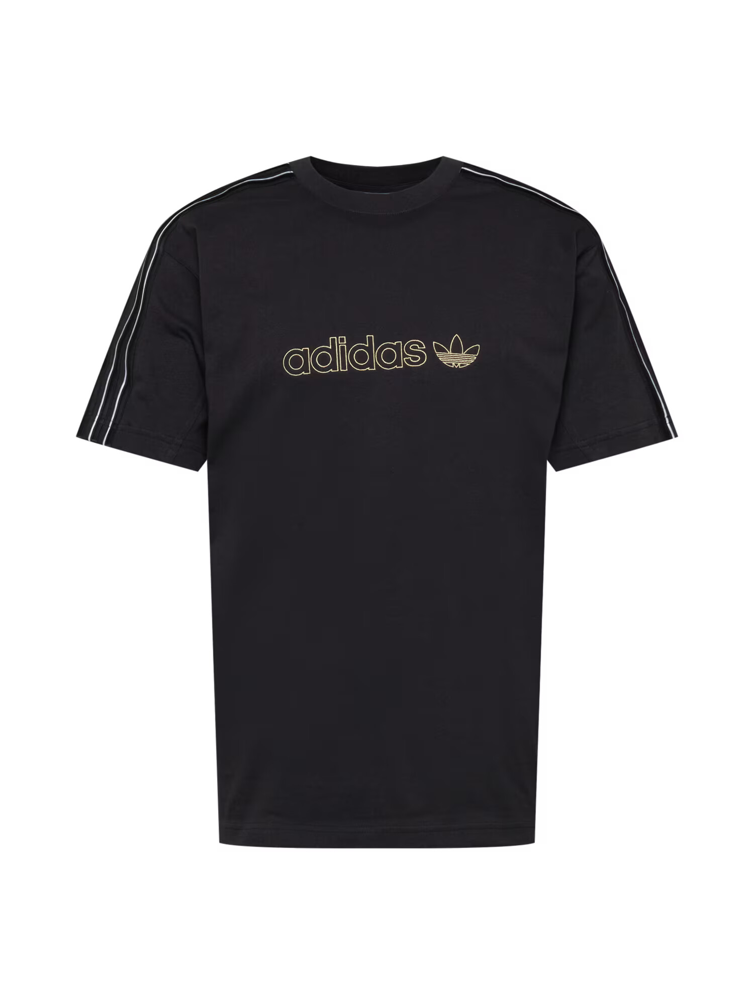 ADIDAS ORIGINALS Μπλουζάκι κίτρινο παστέλ / μαύρο / λευκό - Pepit.gr