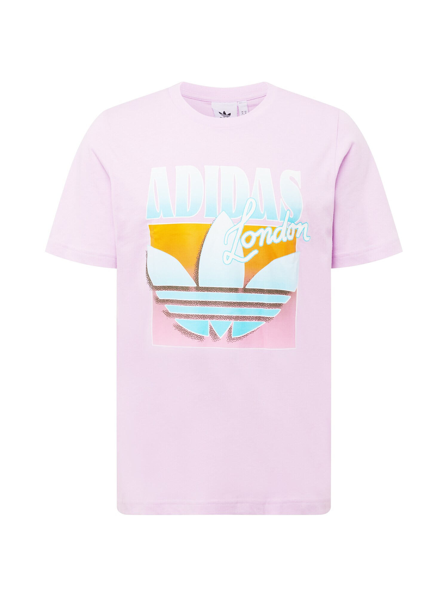 ADIDAS ORIGINALS Μπλουζάκι 'London' άκουα / μουσταρδί / ορχιδέα / λευκό - Pepit.gr