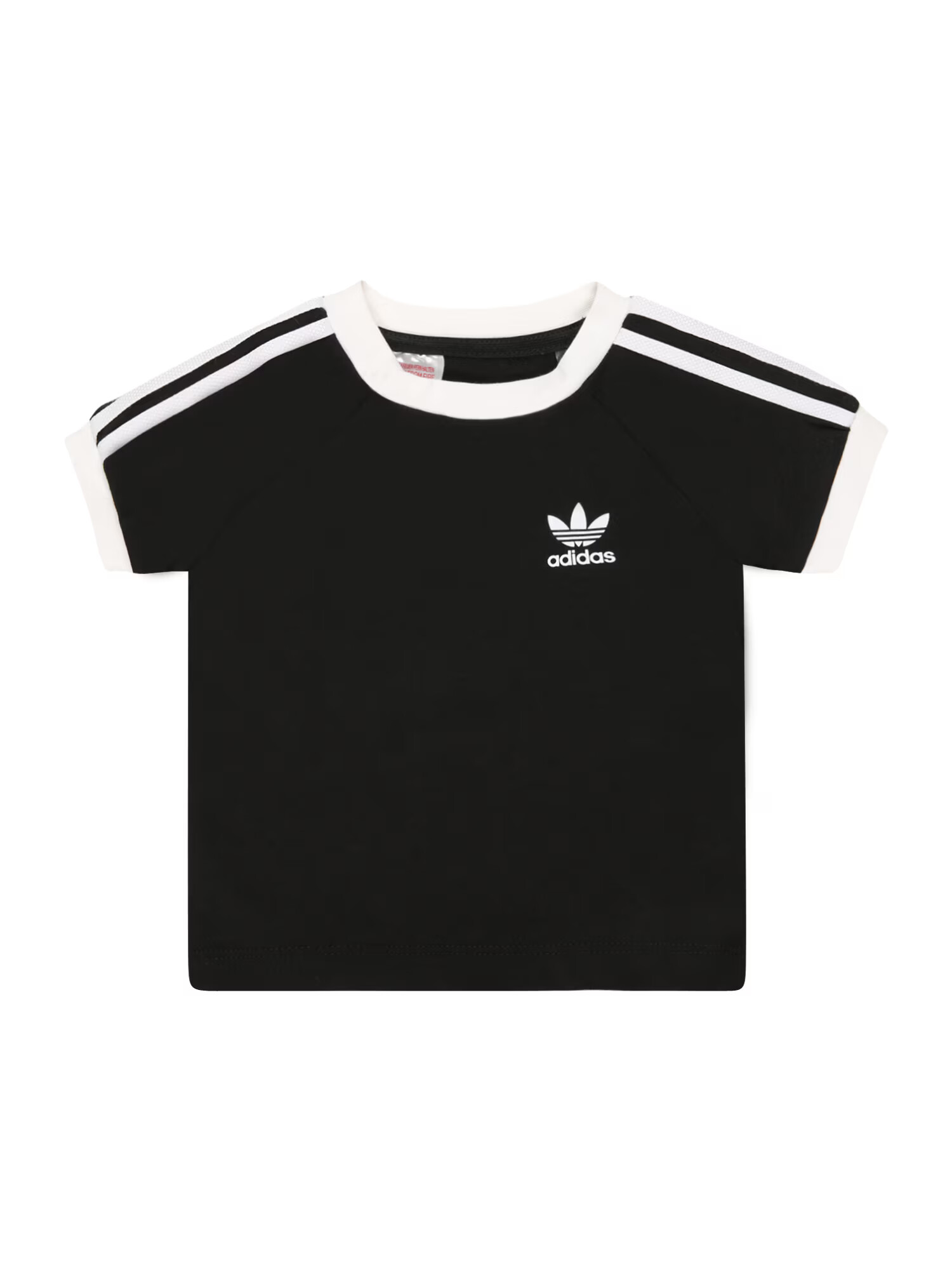 ADIDAS ORIGINALS Μπλουζάκι '3-Stripes' μαύρο / λευκό - Pepit.gr