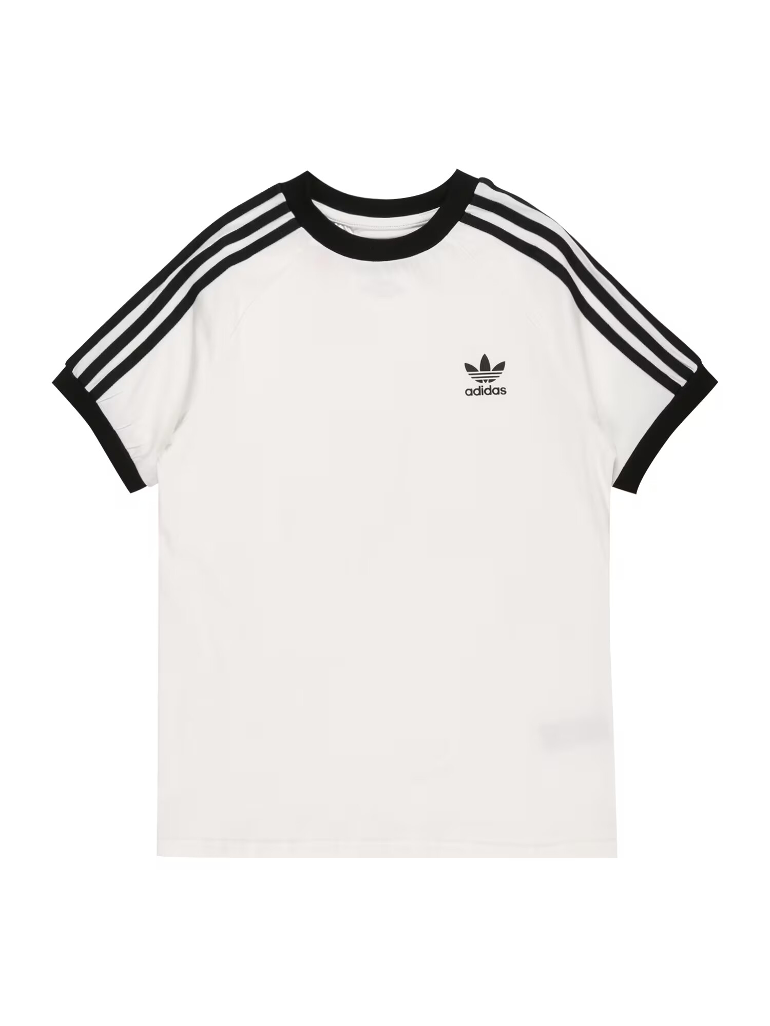 ADIDAS ORIGINALS Μπλουζάκι 'Adicolor 3-Stripes' μαύρο / λευκό - Pepit.gr