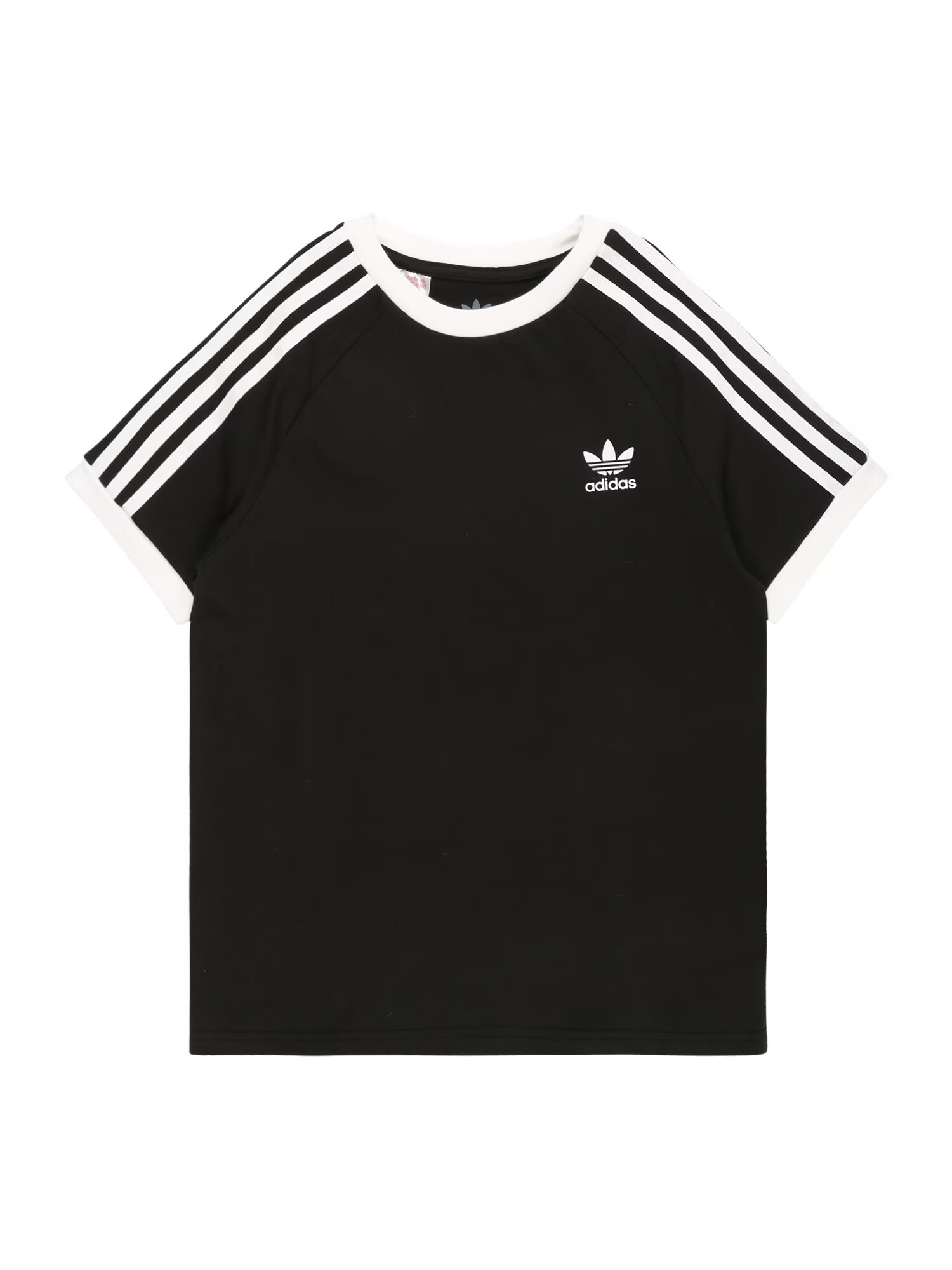 ADIDAS ORIGINALS Μπλουζάκι 'Adicolor 3-Stripes' μαύρο / λευκό - Pepit.gr