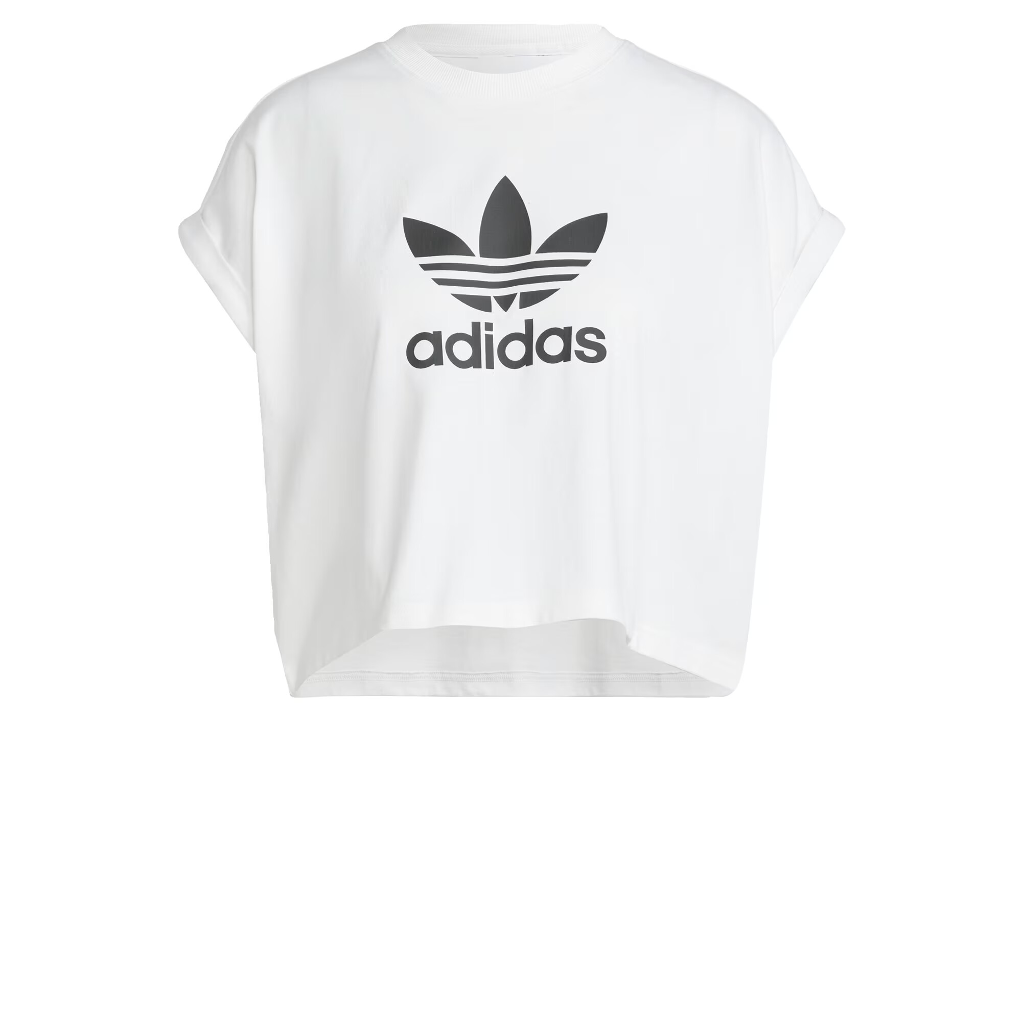 ADIDAS ORIGINALS Μπλουζάκι 'Adicolor Classics Trefoil' μαύρο / λευκό - Pepit.gr