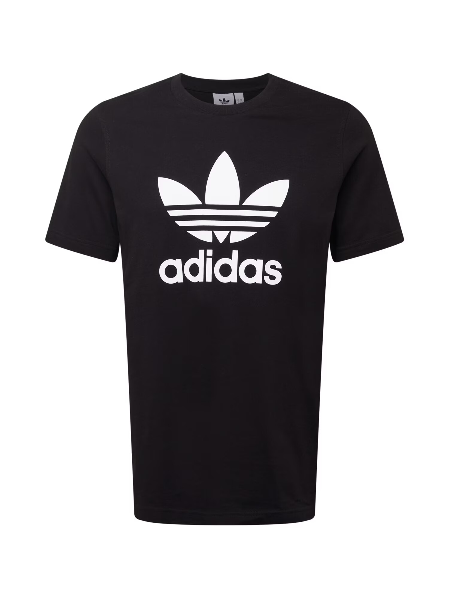 ADIDAS ORIGINALS Μπλουζάκι 'Adicolor Classics Trefoil' μαύρο / λευκό - Pepit.gr