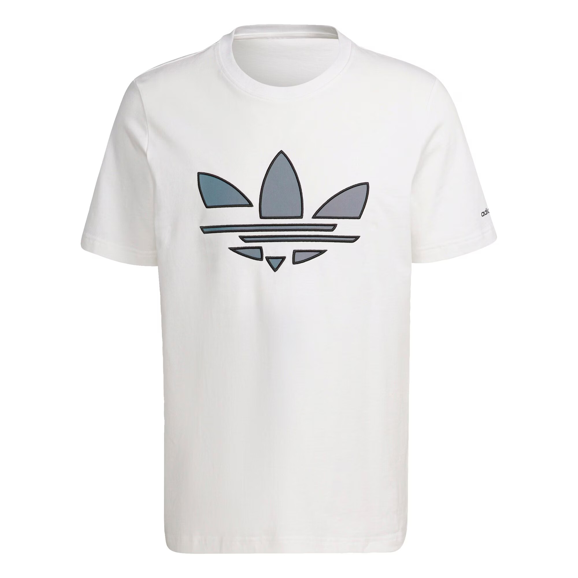 ADIDAS ORIGINALS Μπλουζάκι μπλε φιμέ / μαύρο / λευκό - Pepit.gr