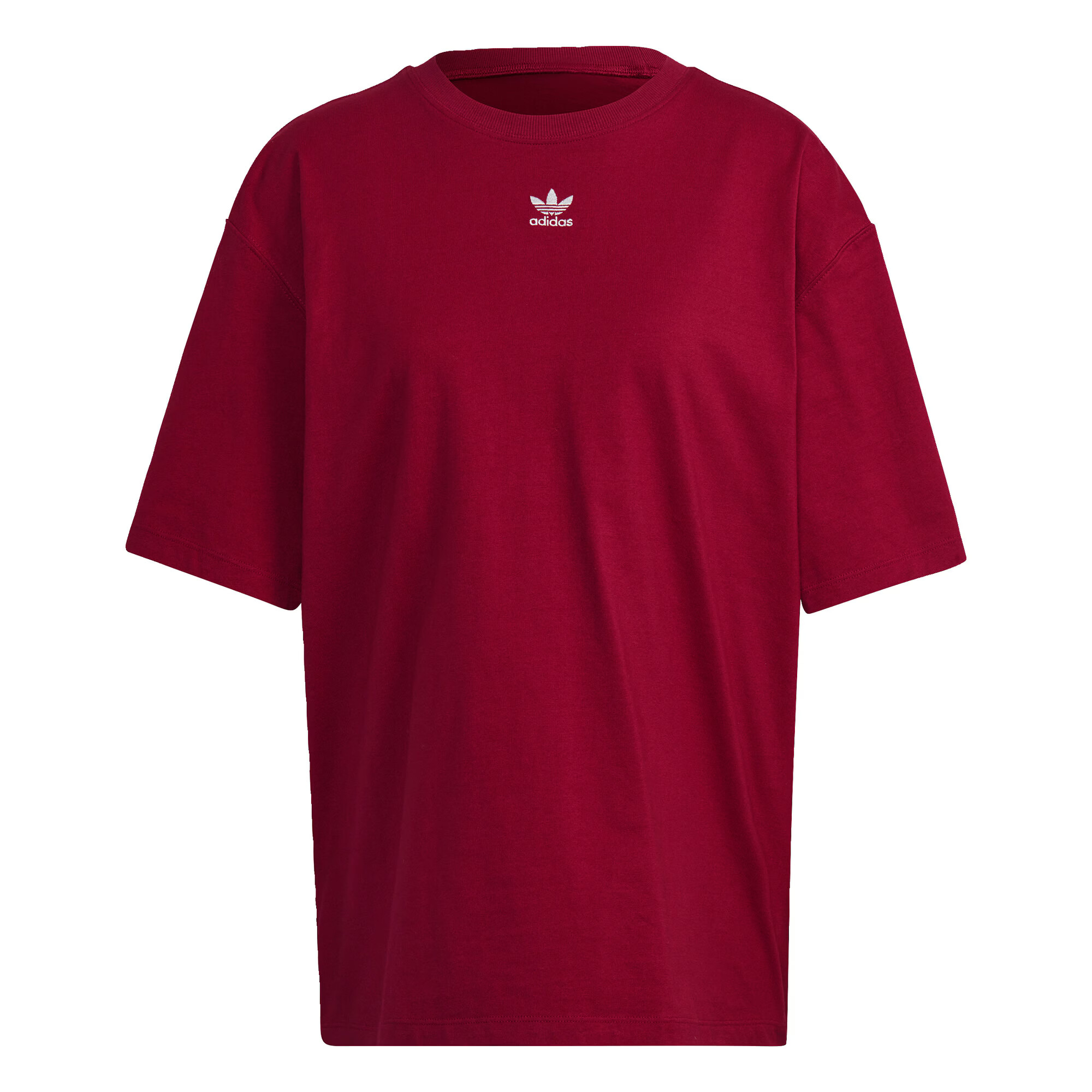 ADIDAS ORIGINALS Μπλουζάκι σκούρο κόκκινο / λευκό - Pepit.gr