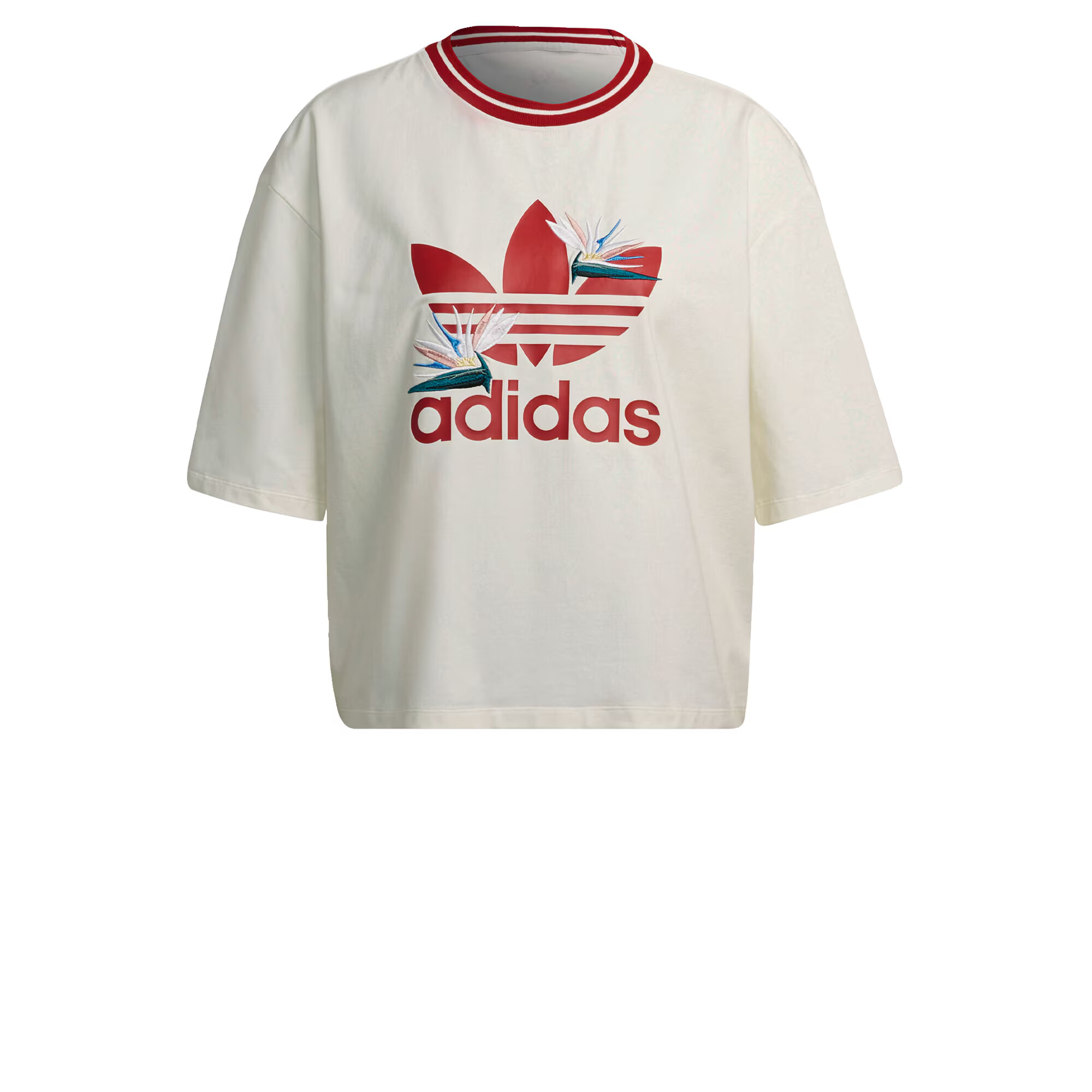 ADIDAS ORIGINALS Μπλουζάκι 'Thebe Magugu Loose' ανάμεικτα χρώματα / λευκό - Pepit.gr