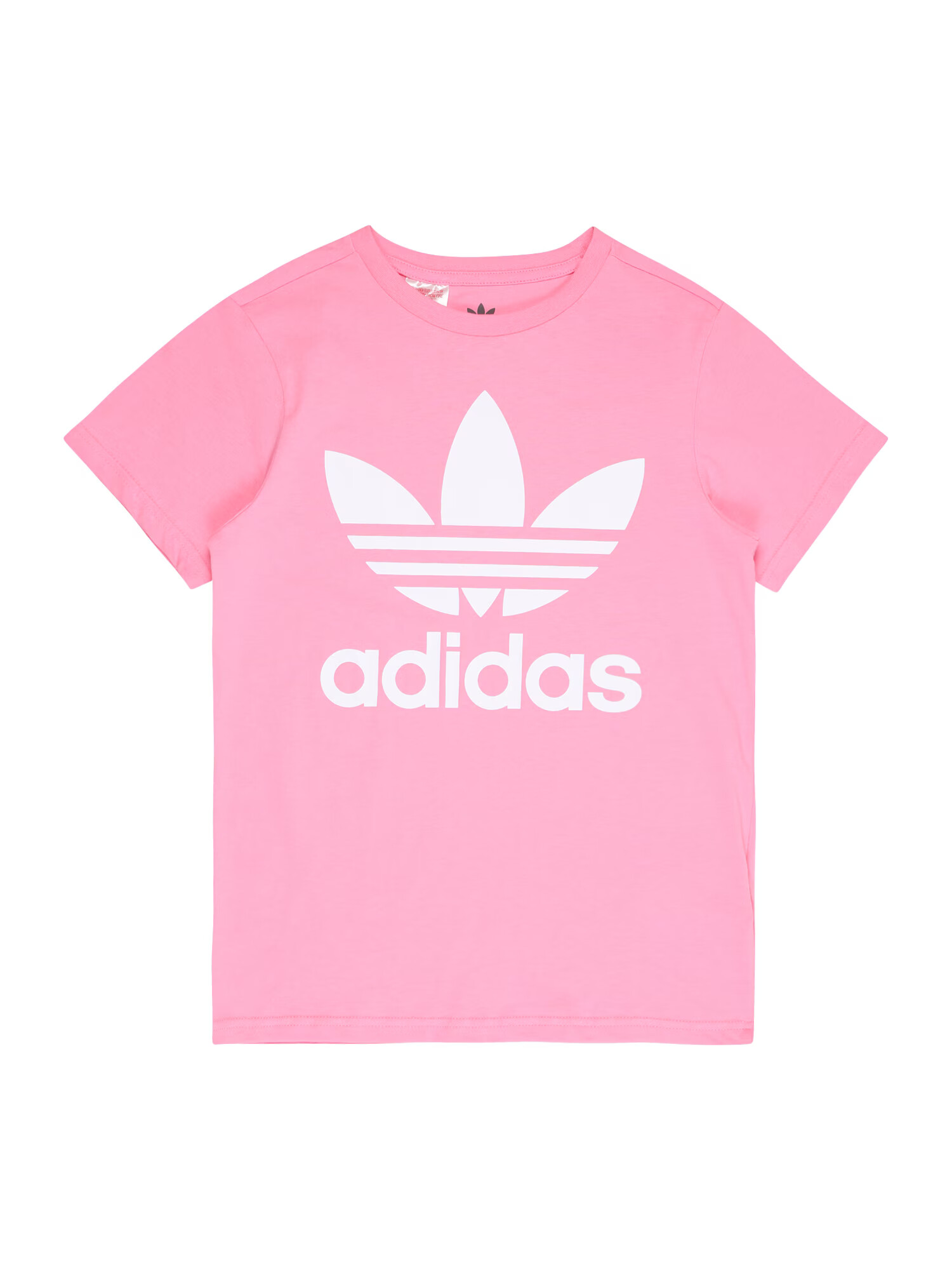 ADIDAS ORIGINALS Μπλουζάκι 'Trefoil' ανοικτό ροζ / λευκό - Pepit.gr