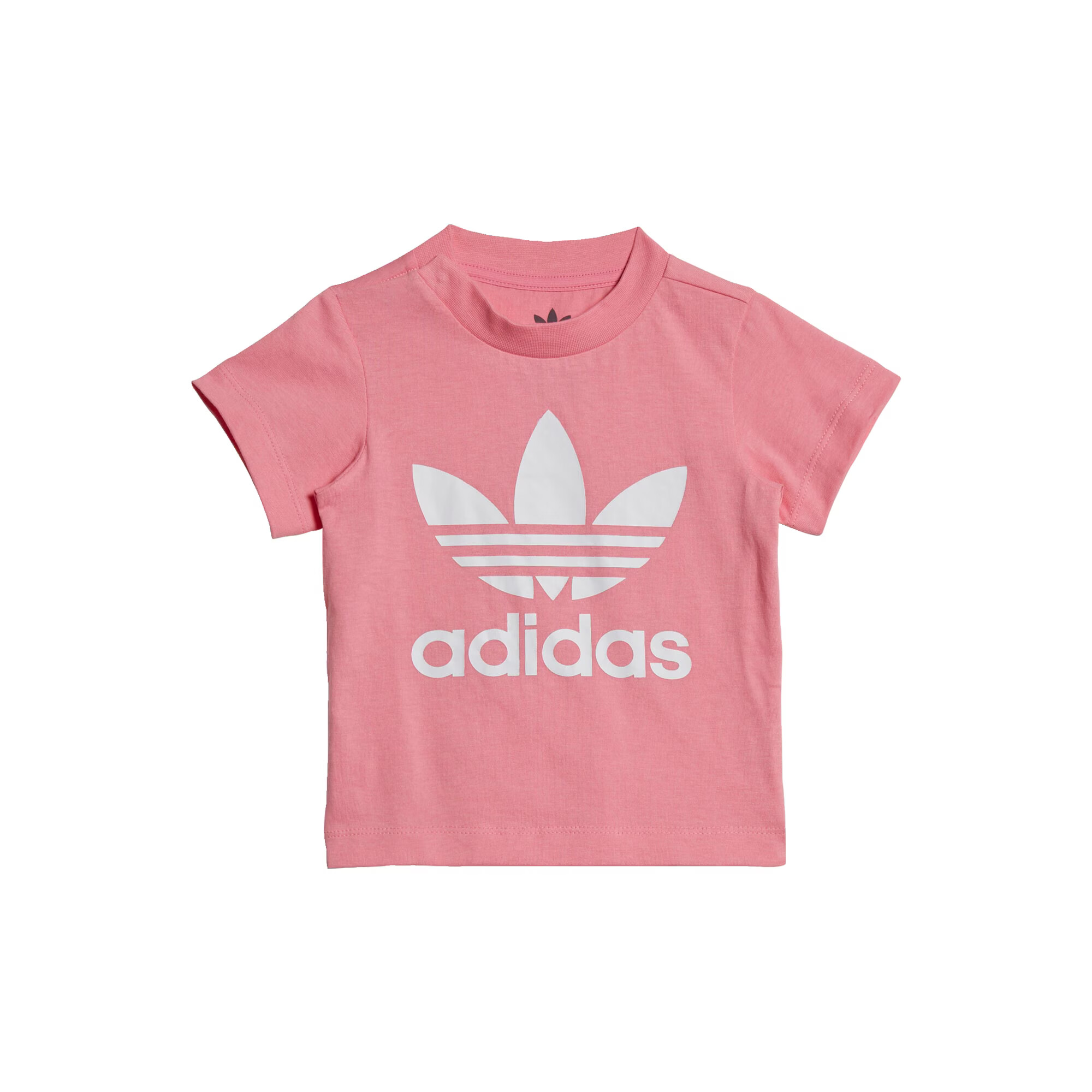 ADIDAS ORIGINALS Μπλουζάκι 'Trefoil' ανοικτό ροζ / λευκό - Pepit.gr