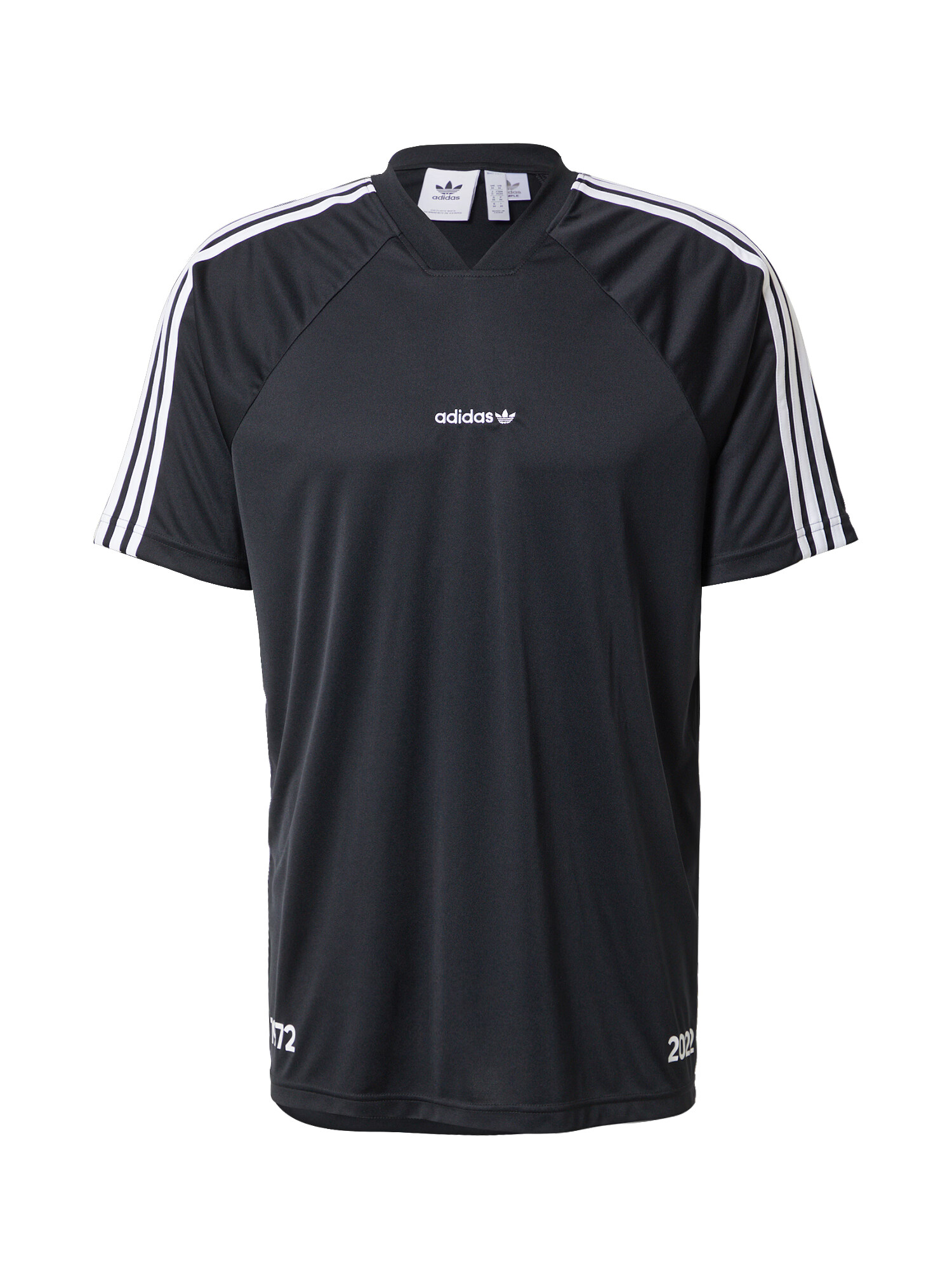 ADIDAS ORIGINALS Μπλουζάκι 'Trefoil' μαύρο / λευκό - Pepit.gr