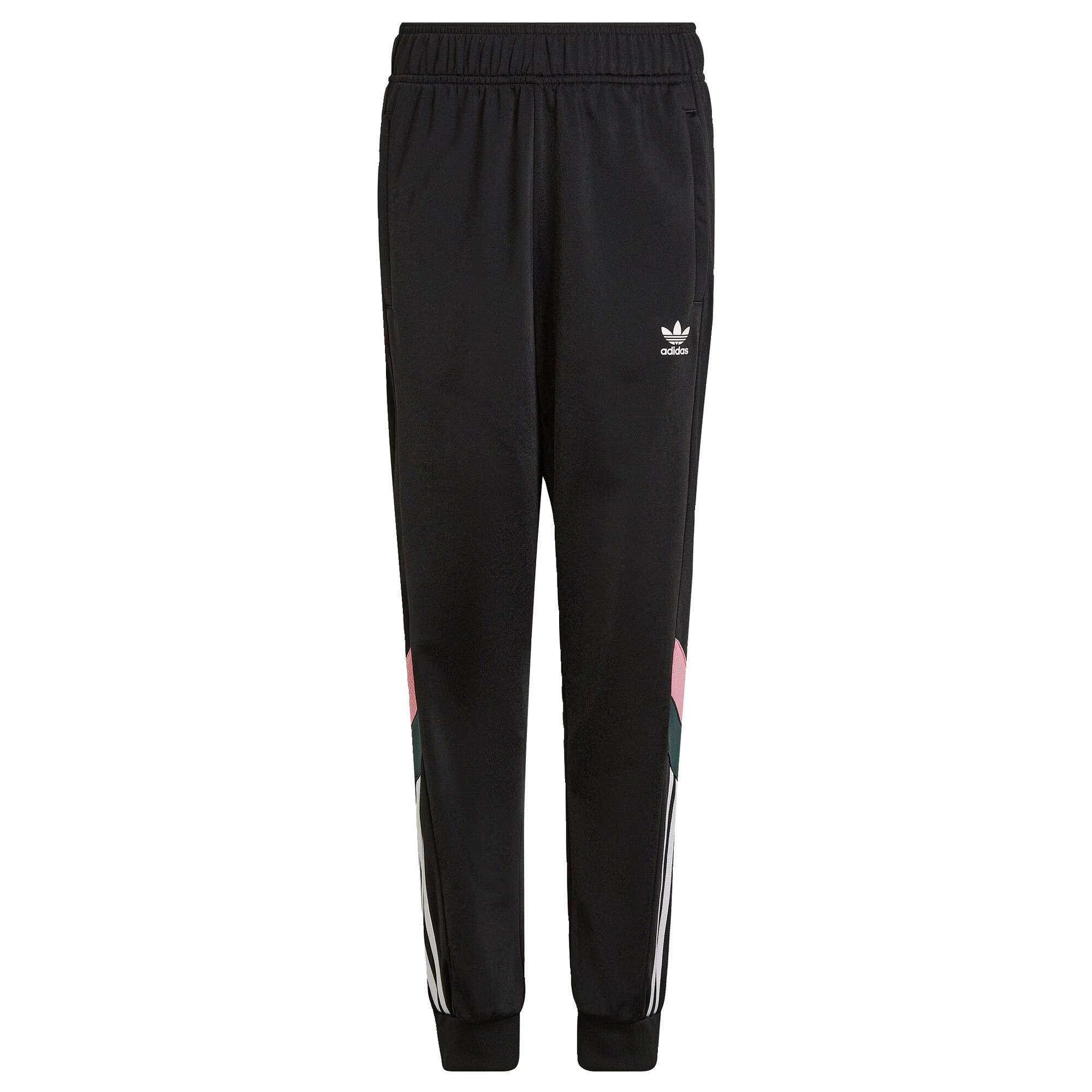 ADIDAS ORIGINALS Παντελόνι 'Tracksuit Bottoms' πράσινο / ρόδινο / μαύρο / λευκό - Pepit.gr