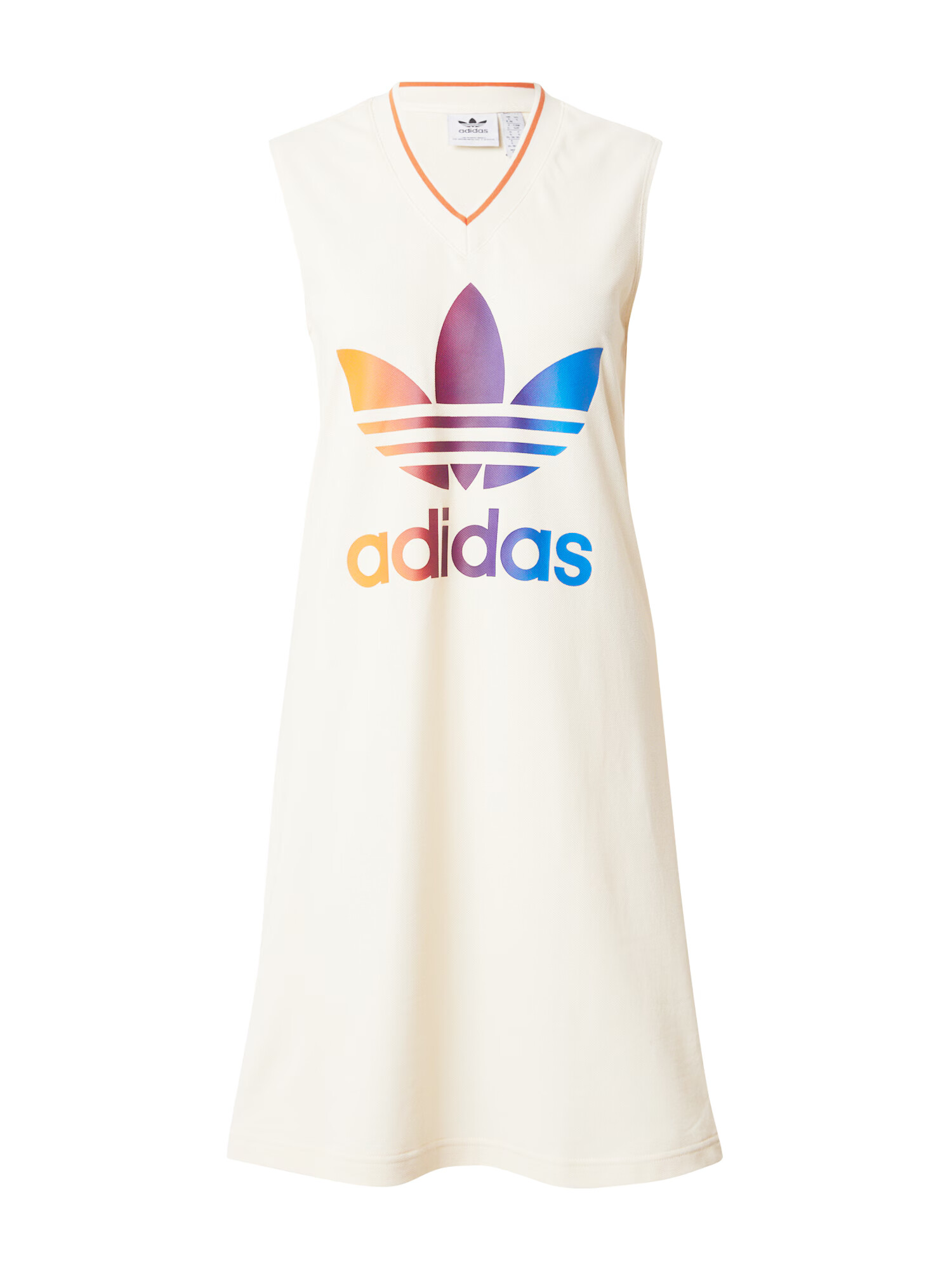 ADIDAS ORIGINALS Φόρεμα 'Adicolor 70S ' αζούρ / κάρυ / λιλά / λευκό - Pepit.gr