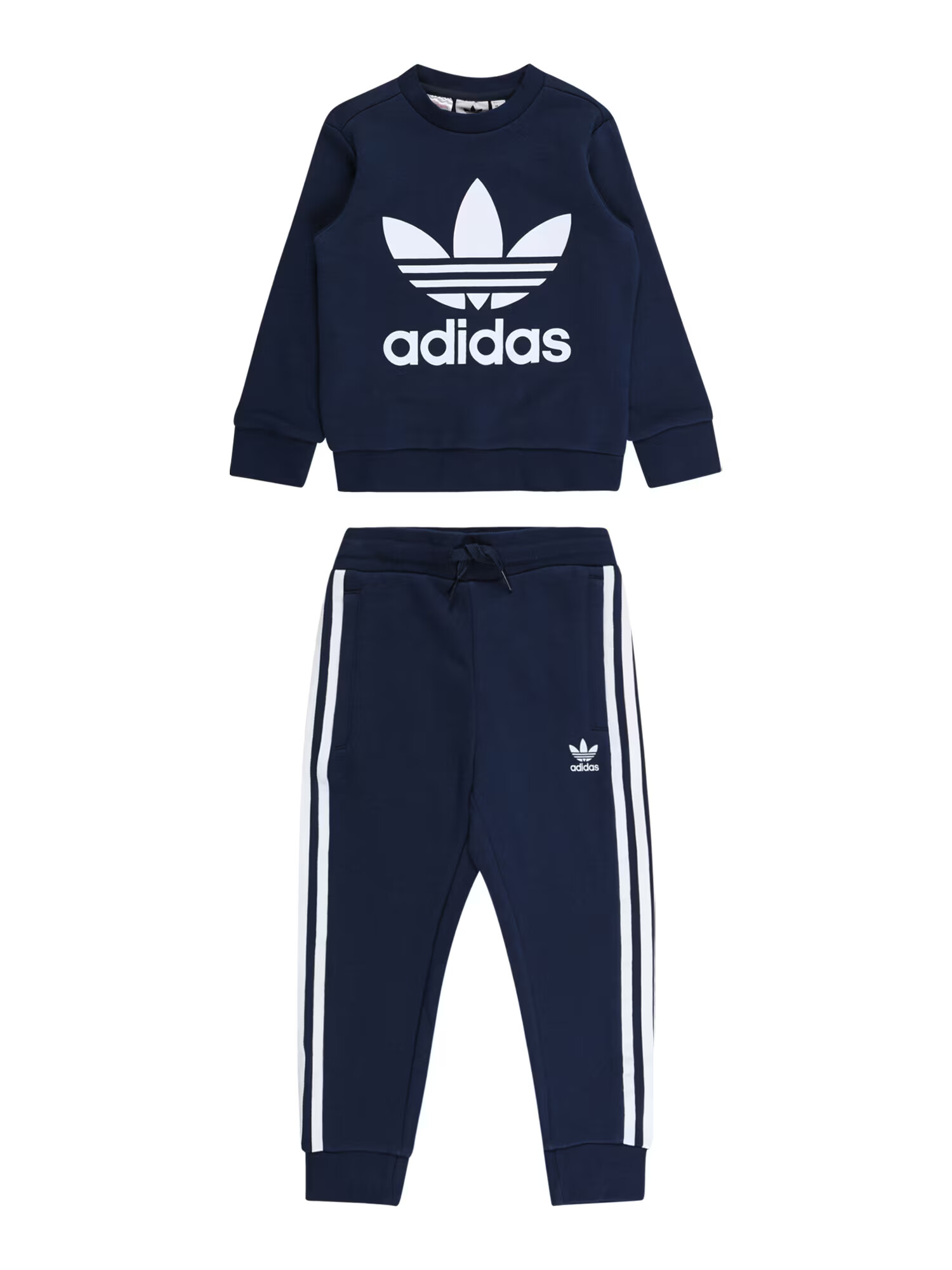 ADIDAS ORIGINALS Φόρμα τρεξίματος 'Adicolor Crew' ναυτικό μπλε / λευκό - Pepit.gr