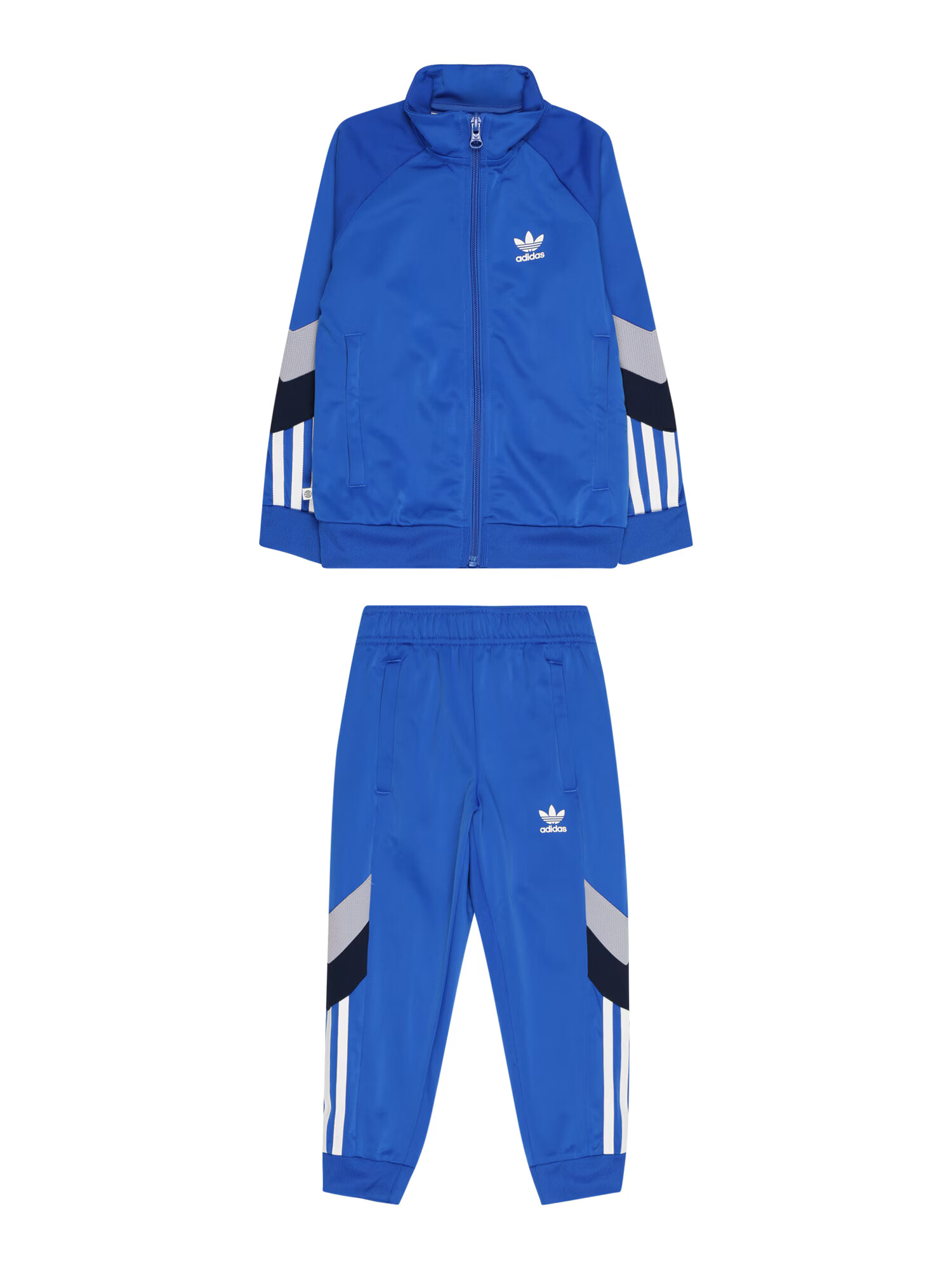 ADIDAS ORIGINALS Φόρμα τρεξίματος 'Tracksuit' μπλε κοβαλτίου / μπλε ρουά / ανοικτό γκρι / λευκό - Pepit.gr