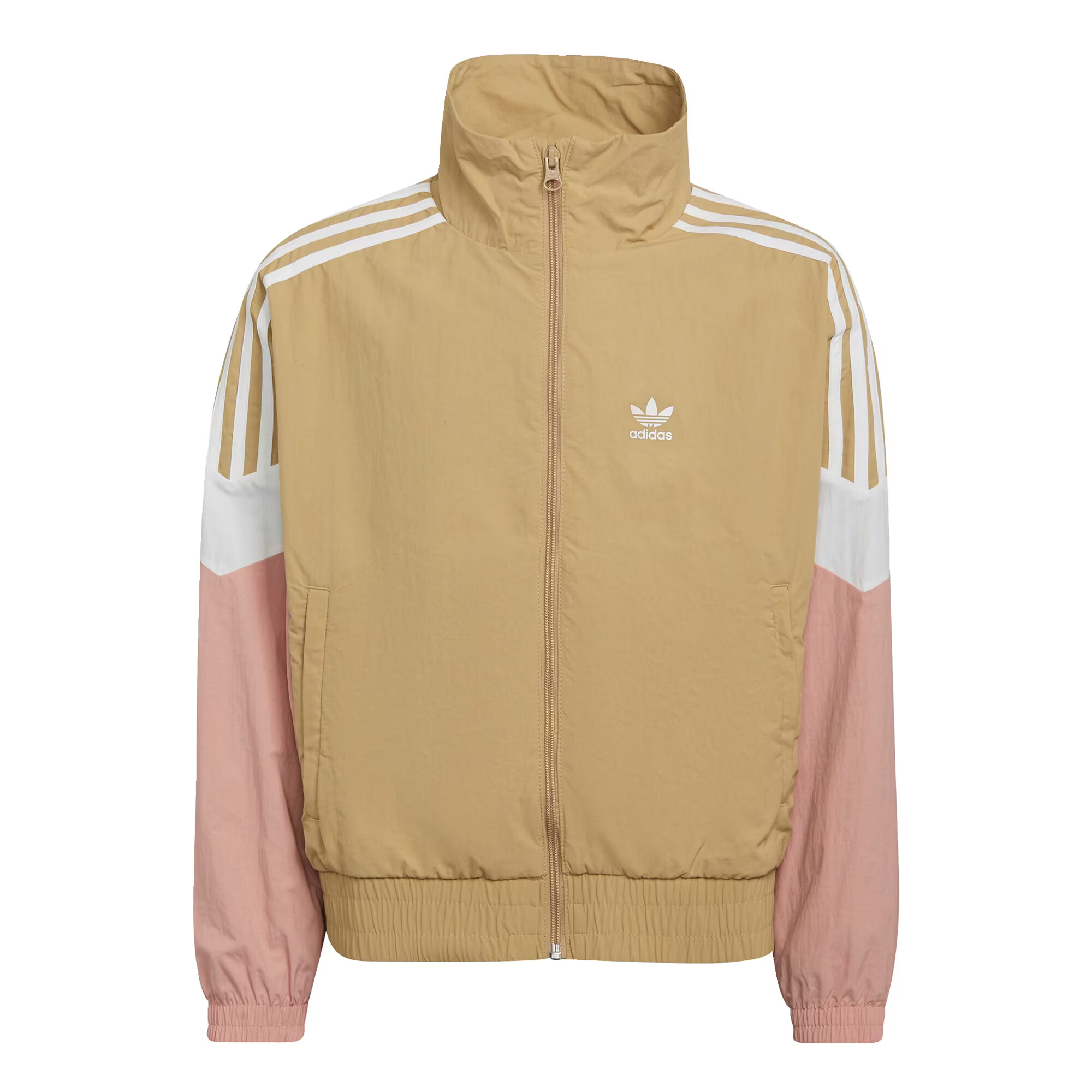 ADIDAS ORIGINALS Φθινοπωρινό και ανοιξιάτικο μπουφάν μπεζ / ανοικτό ροζ / λευκό - Pepit.gr