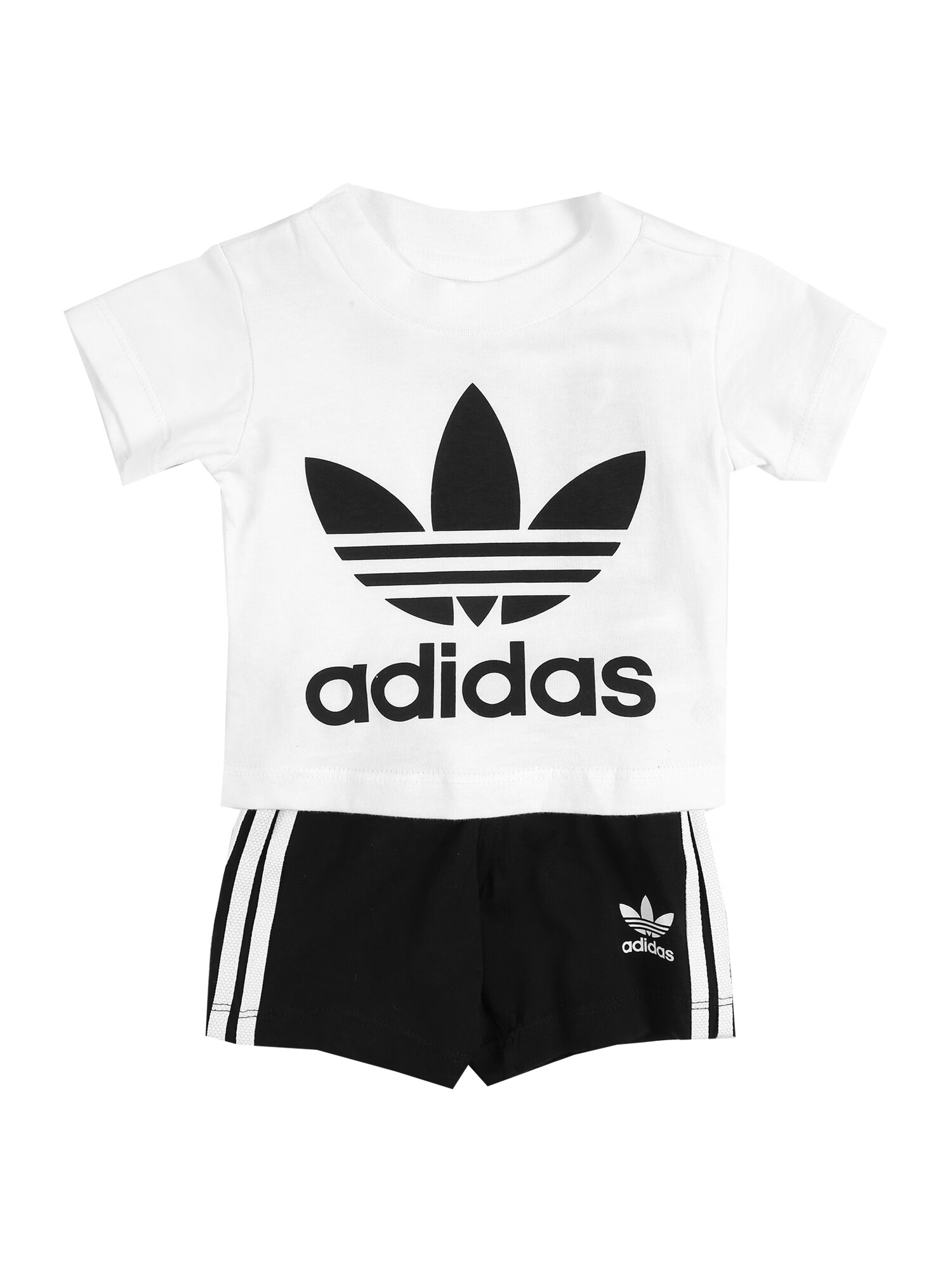 ADIDAS ORIGINALS Σετ 'Trefoil' μαύρο / λευκό - Pepit.gr