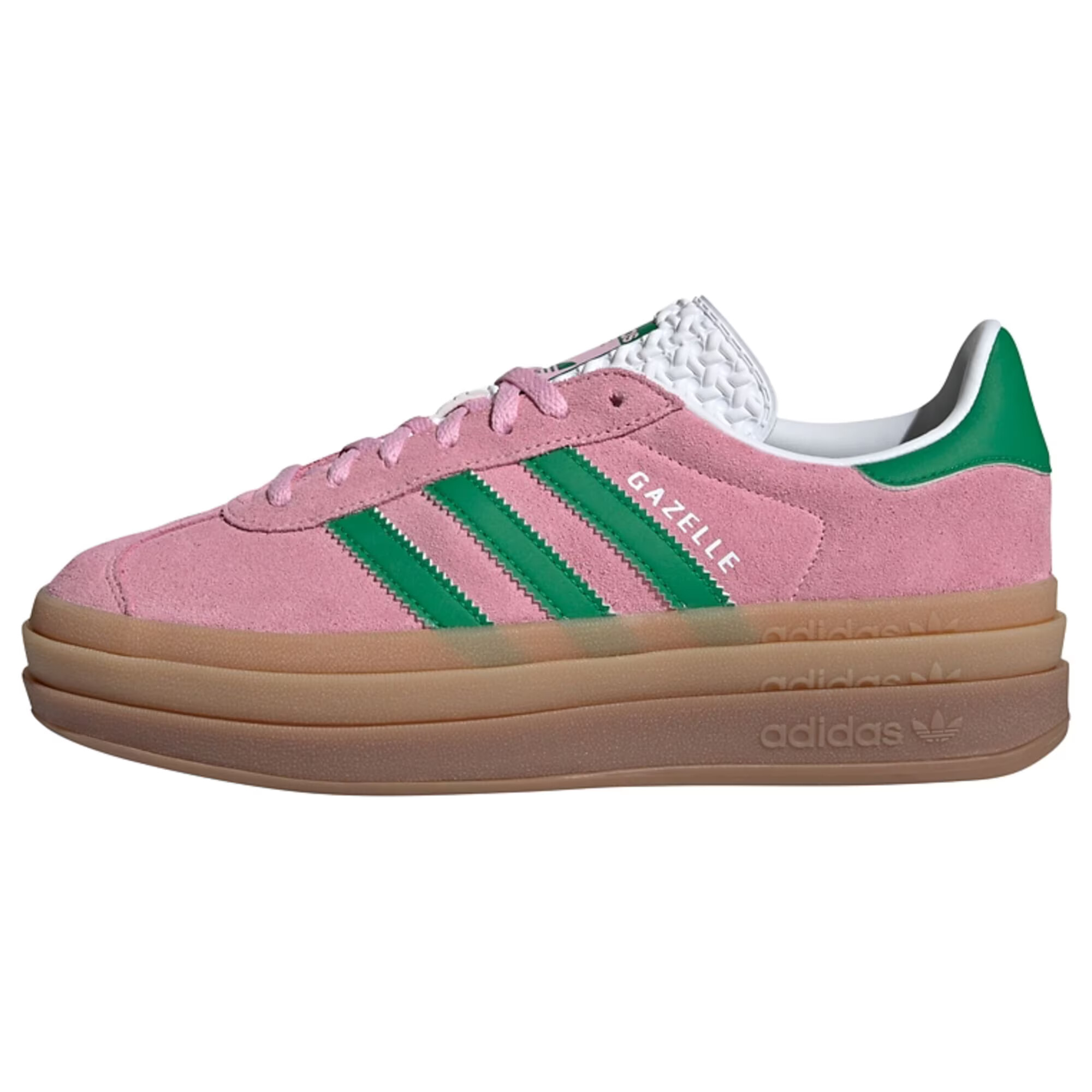 ADIDAS ORIGINALS Σνίκερ χαμηλό 'Gazelle Bold' σκούρο πράσινο / σάπιο μήλο - Pepit.gr