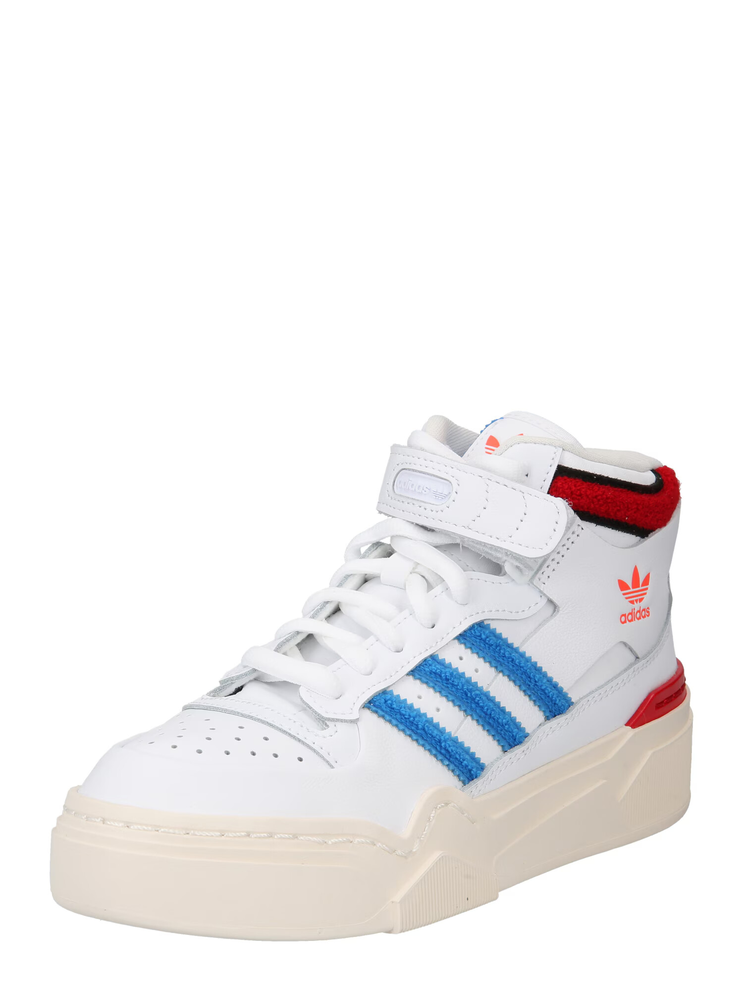 ADIDAS ORIGINALS Σνίκερ ψηλό 'Forum Bonega 2B' αζούρ / ροζ νέον / κρεμεζί / λευκό - Pepit.gr