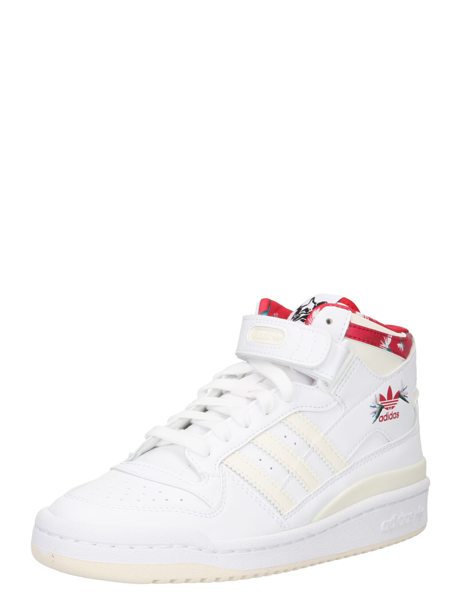 ADIDAS ORIGINALS Σνίκερ ψηλό 'Forum Mid Thebe Magugu' κόκκινο / μαύρο / λευκό / offwhite - Pepit.gr