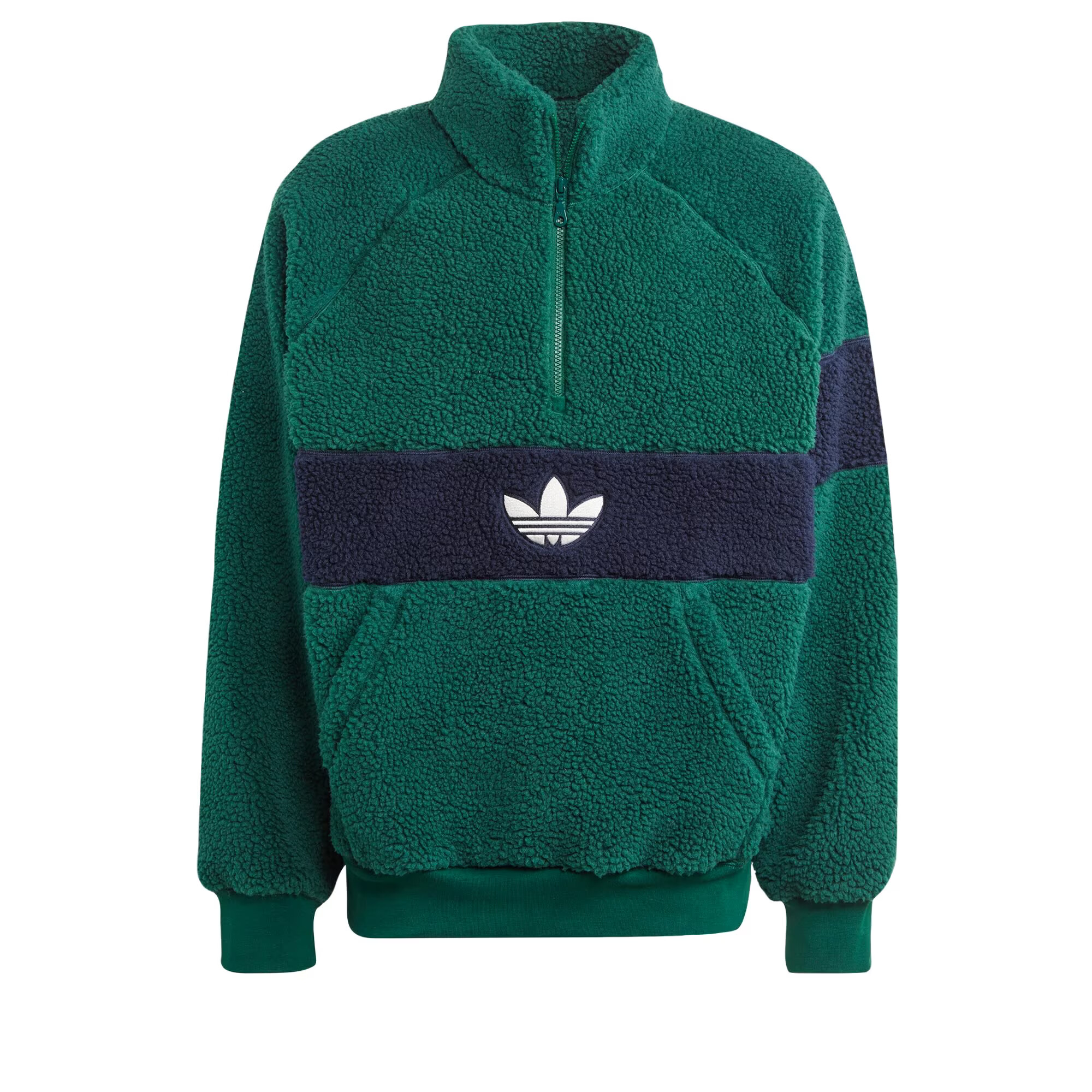 ADIDAS ORIGINALS Ζακέτα φλις 'Winter Fleece' μπλε νύχτας / πράσινο - Pepit.gr