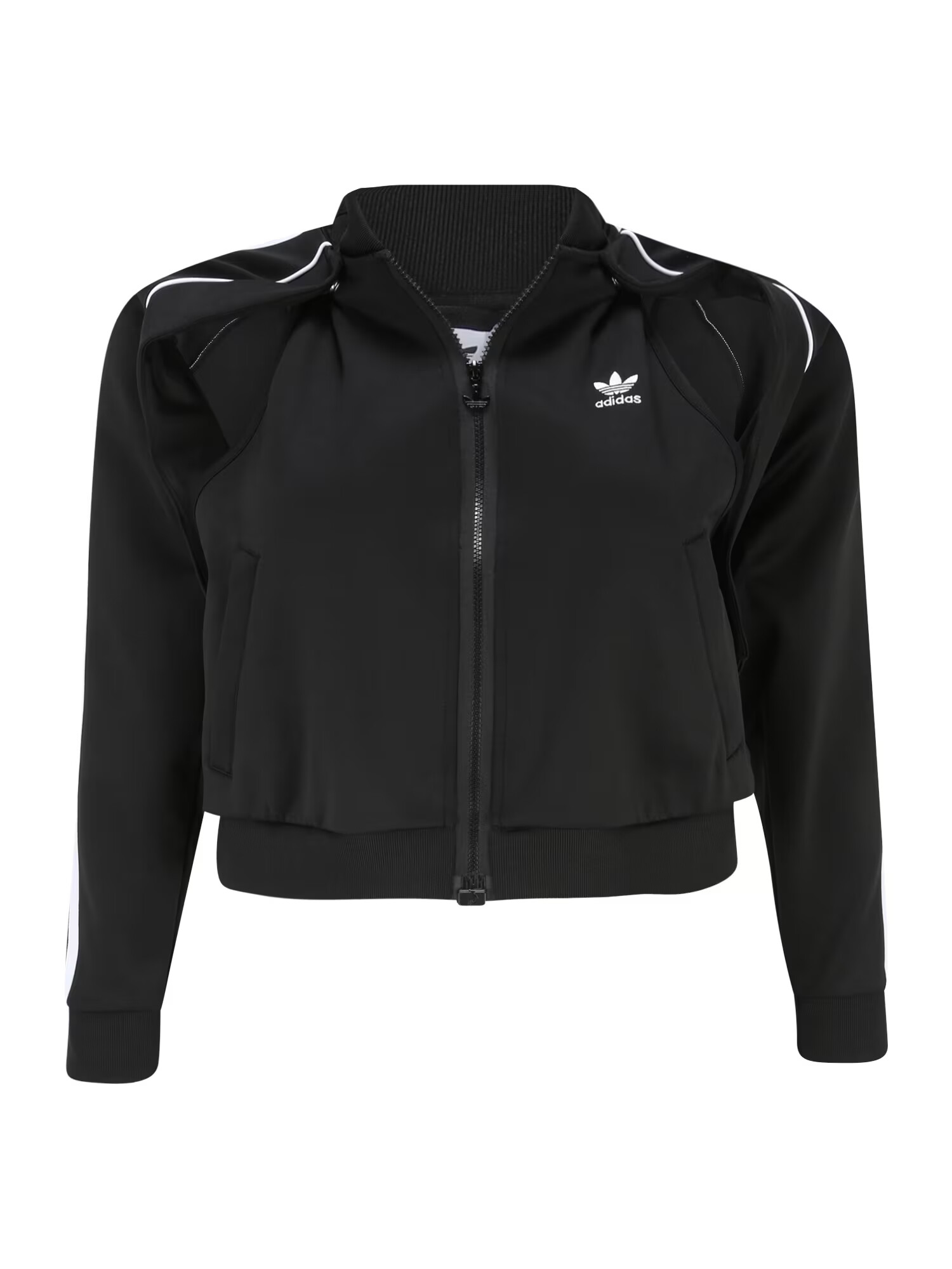 ADIDAS ORIGINALS Ζακέτα φούτερ 'Always Original Sst ' μαύρο / λευκό - Pepit.gr