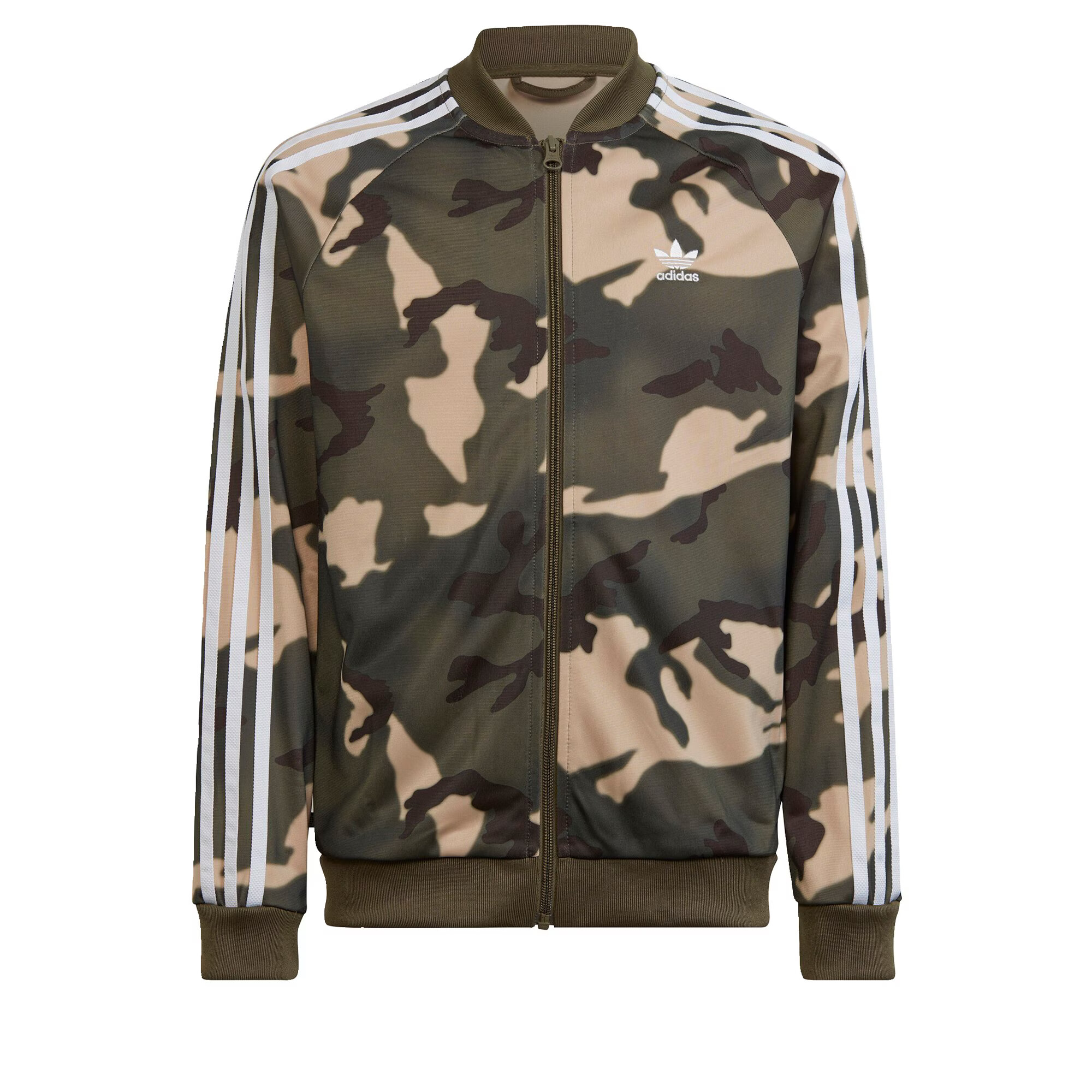 ADIDAS ORIGINALS Ζακέτα φούτερ 'Camo Sst' μπεζ / χακί / σκούρο πράσινο - Pepit.gr