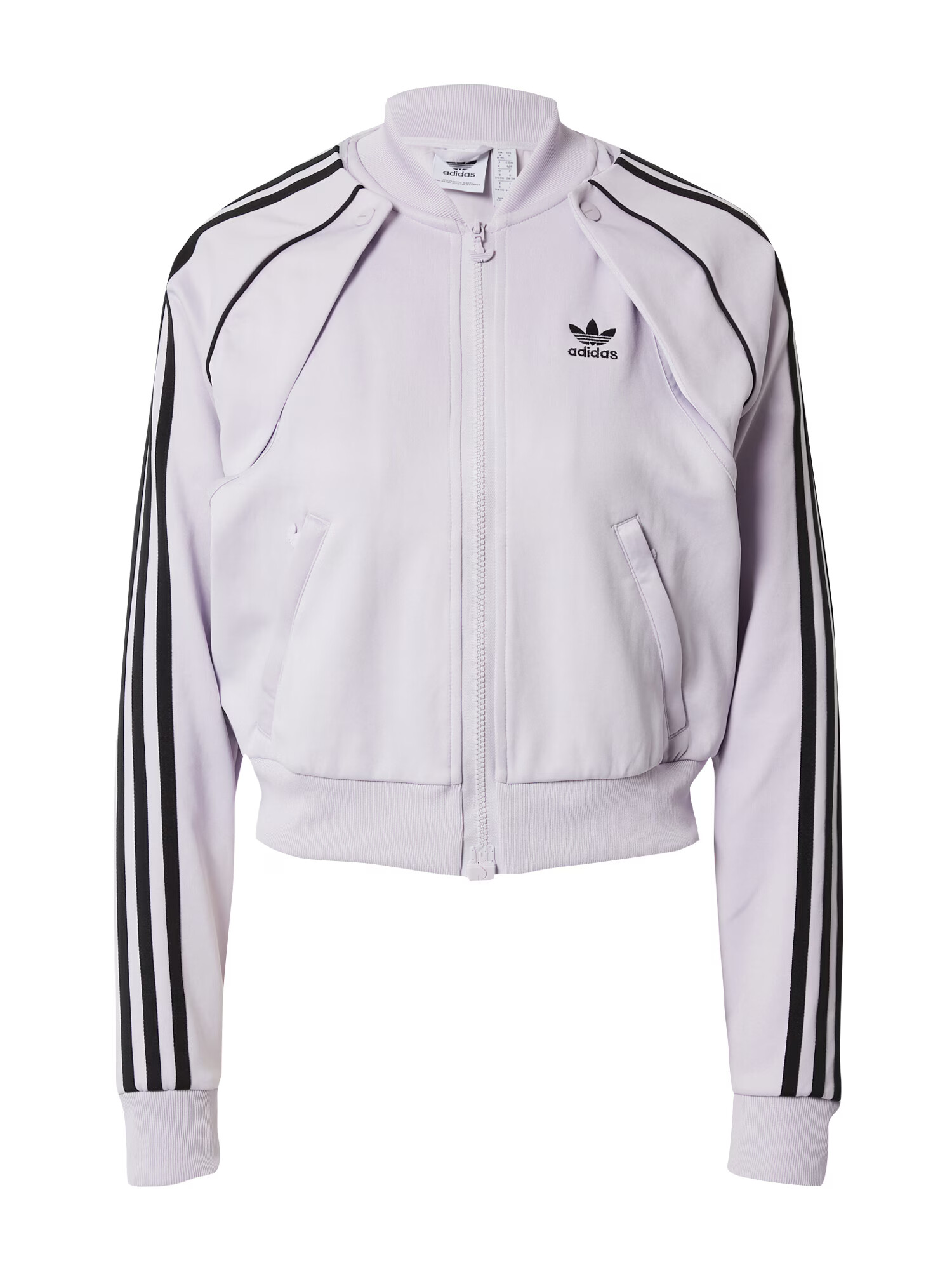 ADIDAS ORIGINALS Ζακέτα φούτερ 'Always Original Sst' μαύρο / λευκό - Pepit.gr