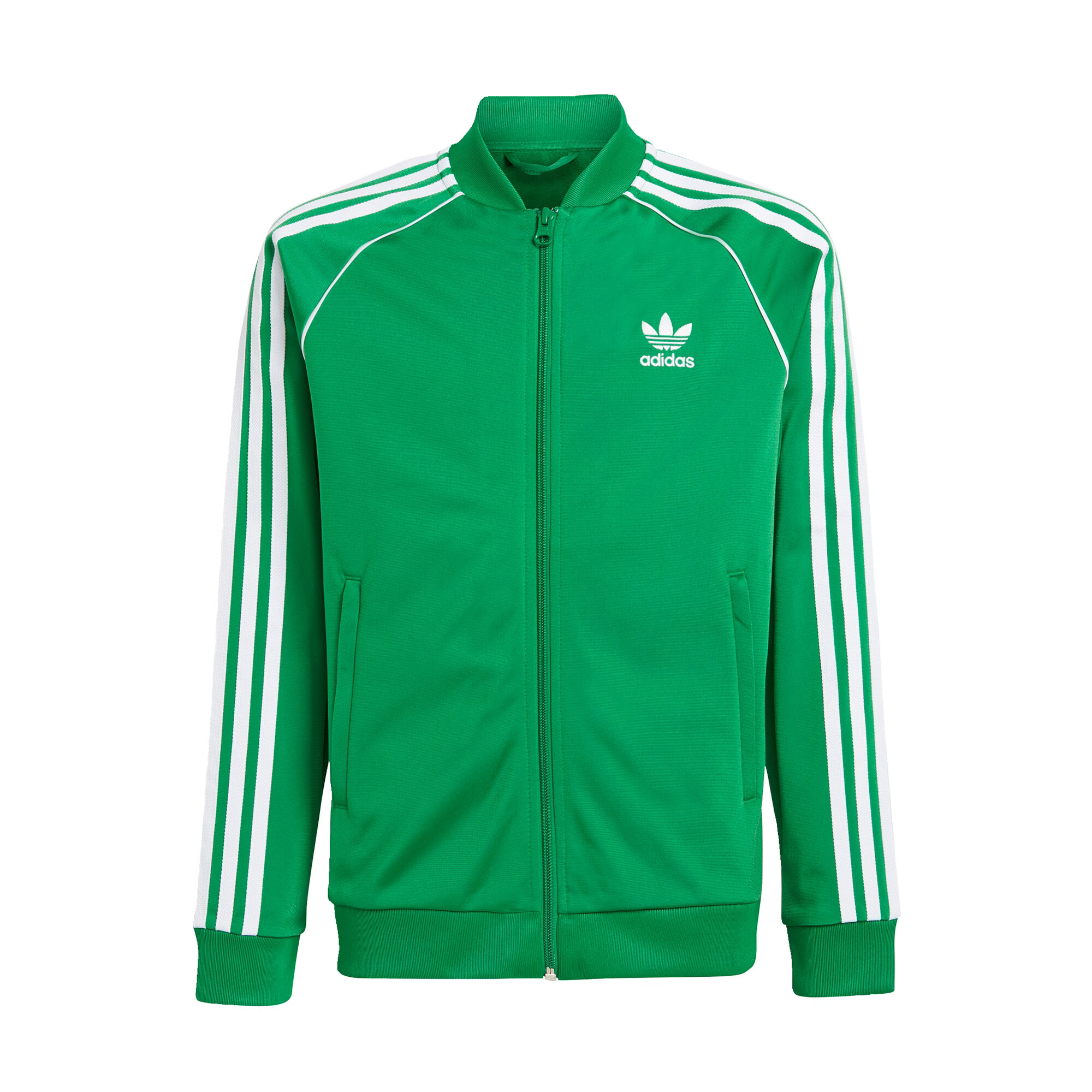 ADIDAS ORIGINALS Αθλητικό μπουφάν 'Adicolor Sst' πράσινο γρασιδιού / λευκό - Pepit.gr