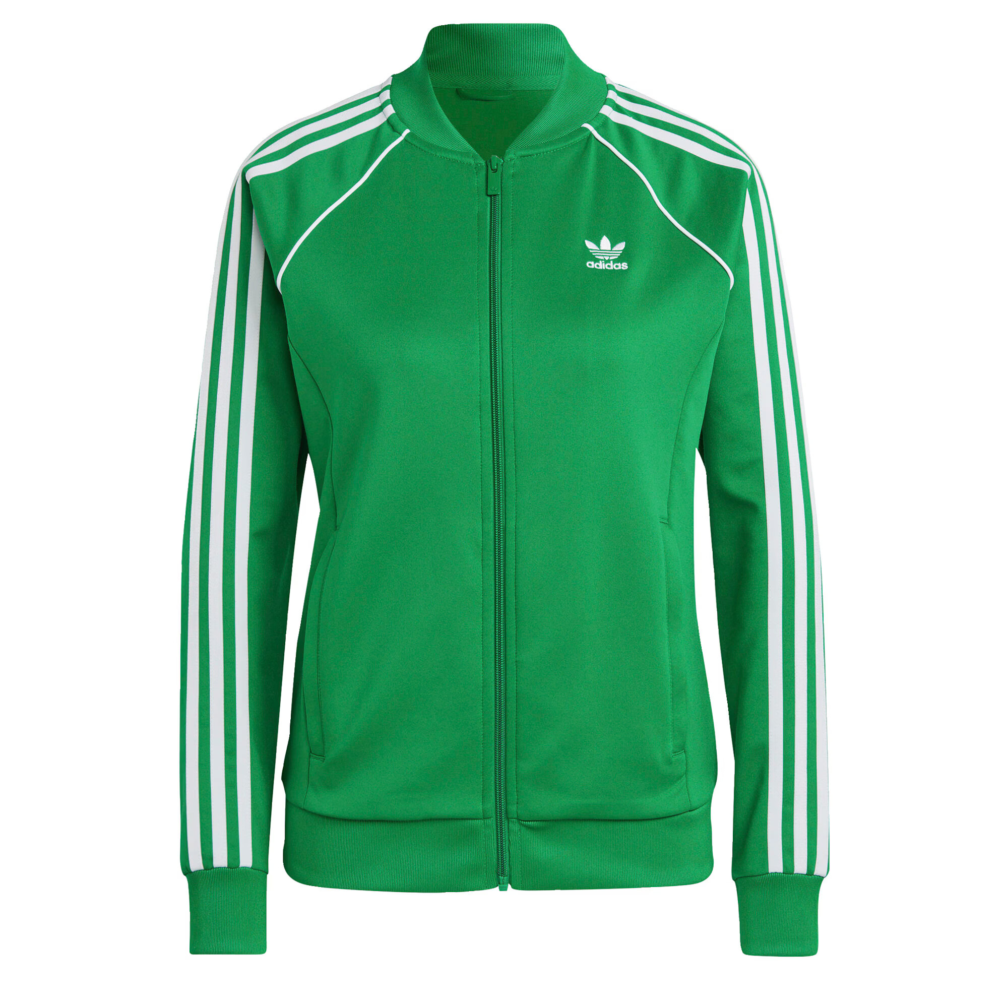 ADIDAS ORIGINALS Ζακέτα φούτερ 'Adicolor Classics Sst' πράσινο / λευκό - Pepit.gr