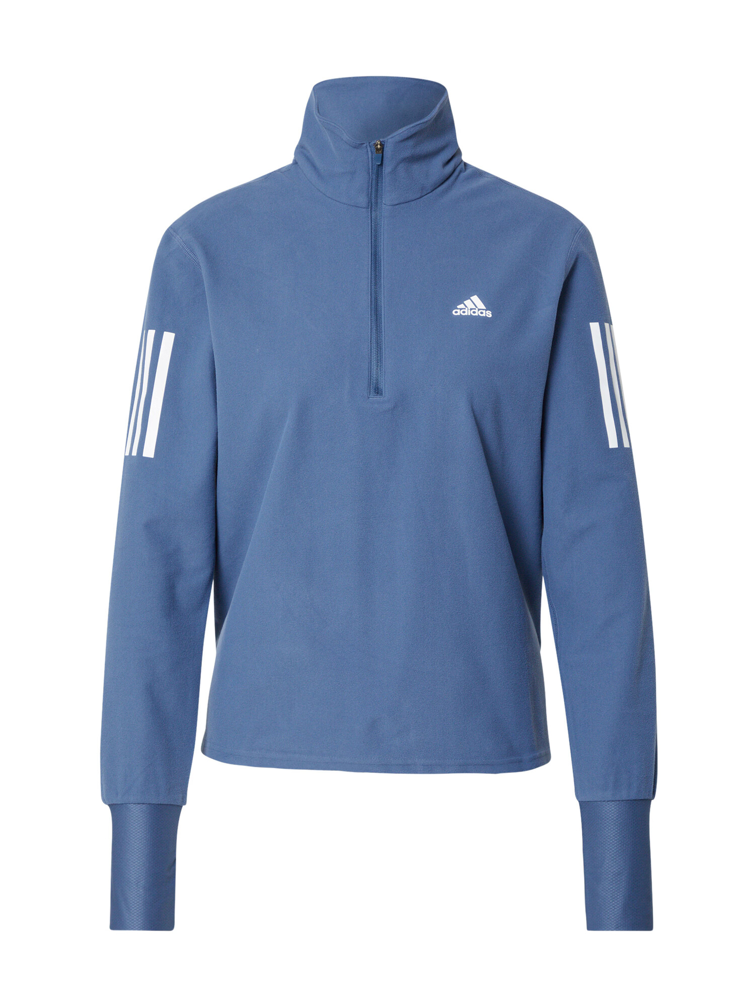 ADIDAS SPORTSWEAR Αθλητική μπλούζα φούτερ μπλε περιστεριού / λευκό - Pepit.gr