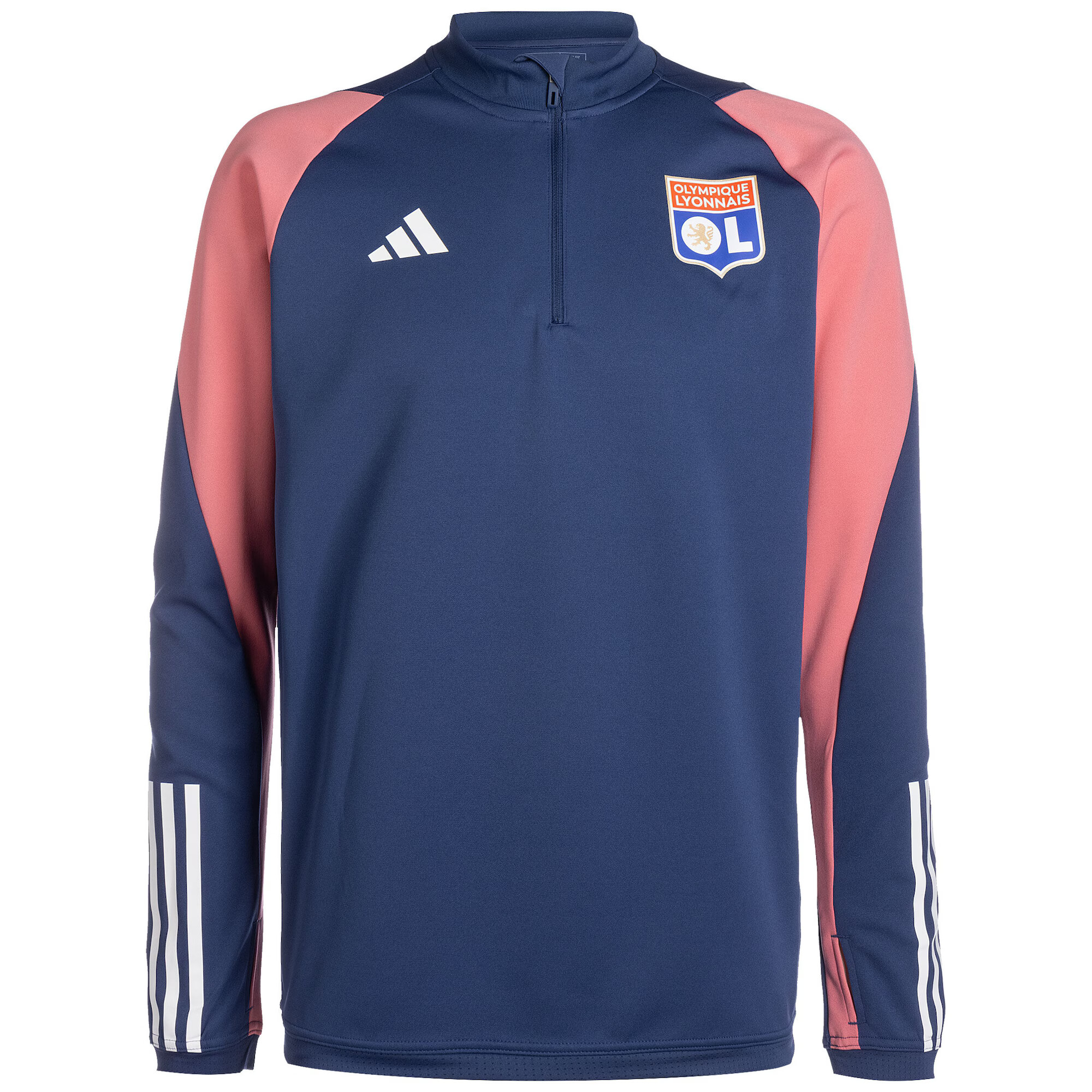 ADIDAS PERFORMANCE Αθλητική μπλούζα φούτερ 'Olympique Lyonnais Tiro 23' μπλε / σομόν / λευκό - Pepit.gr