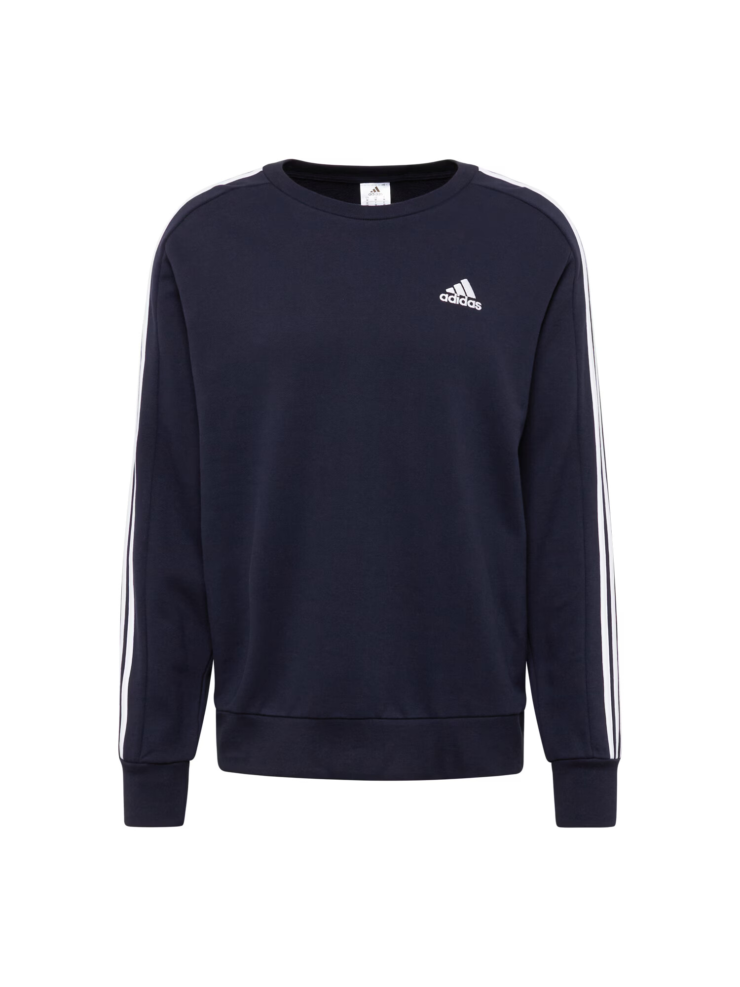 ADIDAS SPORTSWEAR Αθλητική μπλούζα φούτερ 'Essentials French Terry 3-Stripes' μπλε κοβαλτίου / λευκό - Pepit.gr