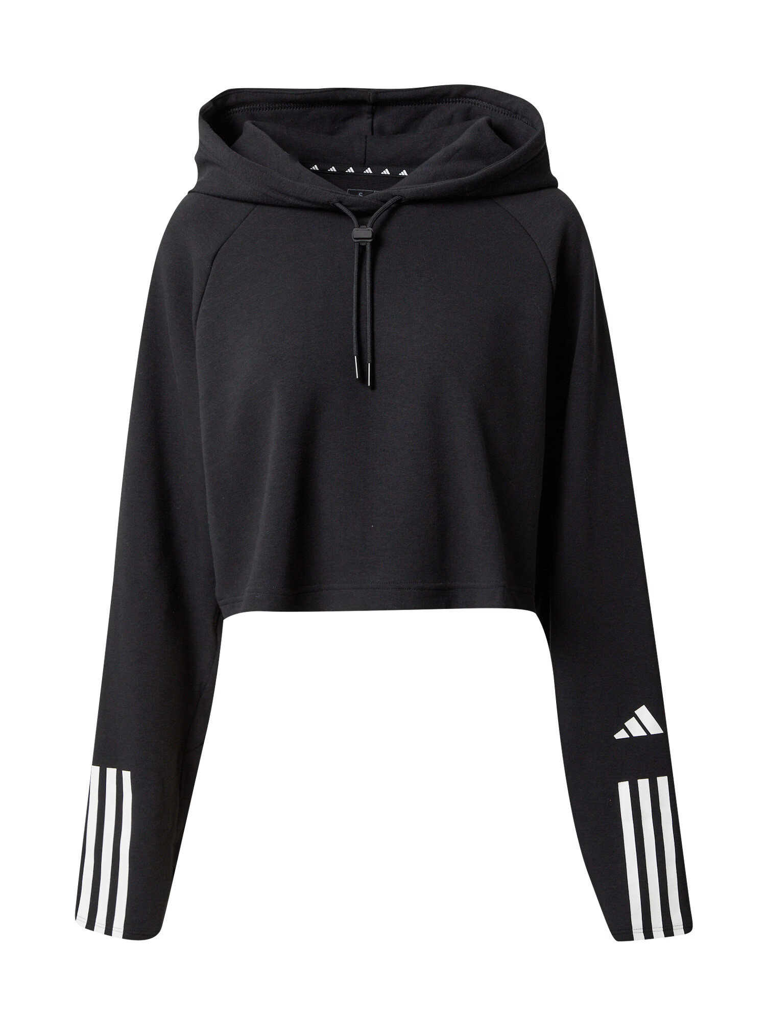 ADIDAS PERFORMANCE Αθλητική μπλούζα φούτερ 'Train Essentials Train 3-Stripes' μαύρο / λευκό - Pepit.gr