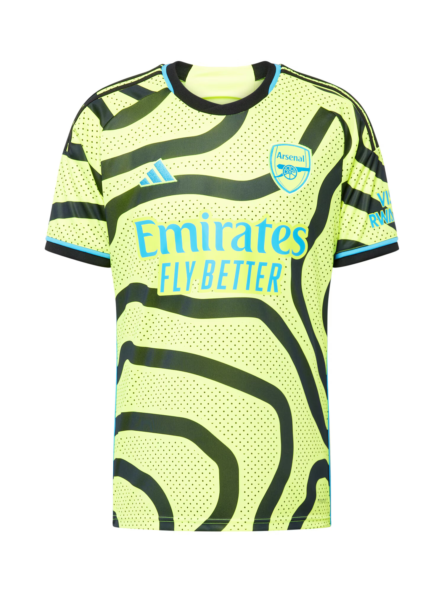 ADIDAS PERFORMANCE Αθλητική φανέλα 'FC Arsenal 23/24' γαλάζιο / λάιμ / μαύρο - Pepit.gr