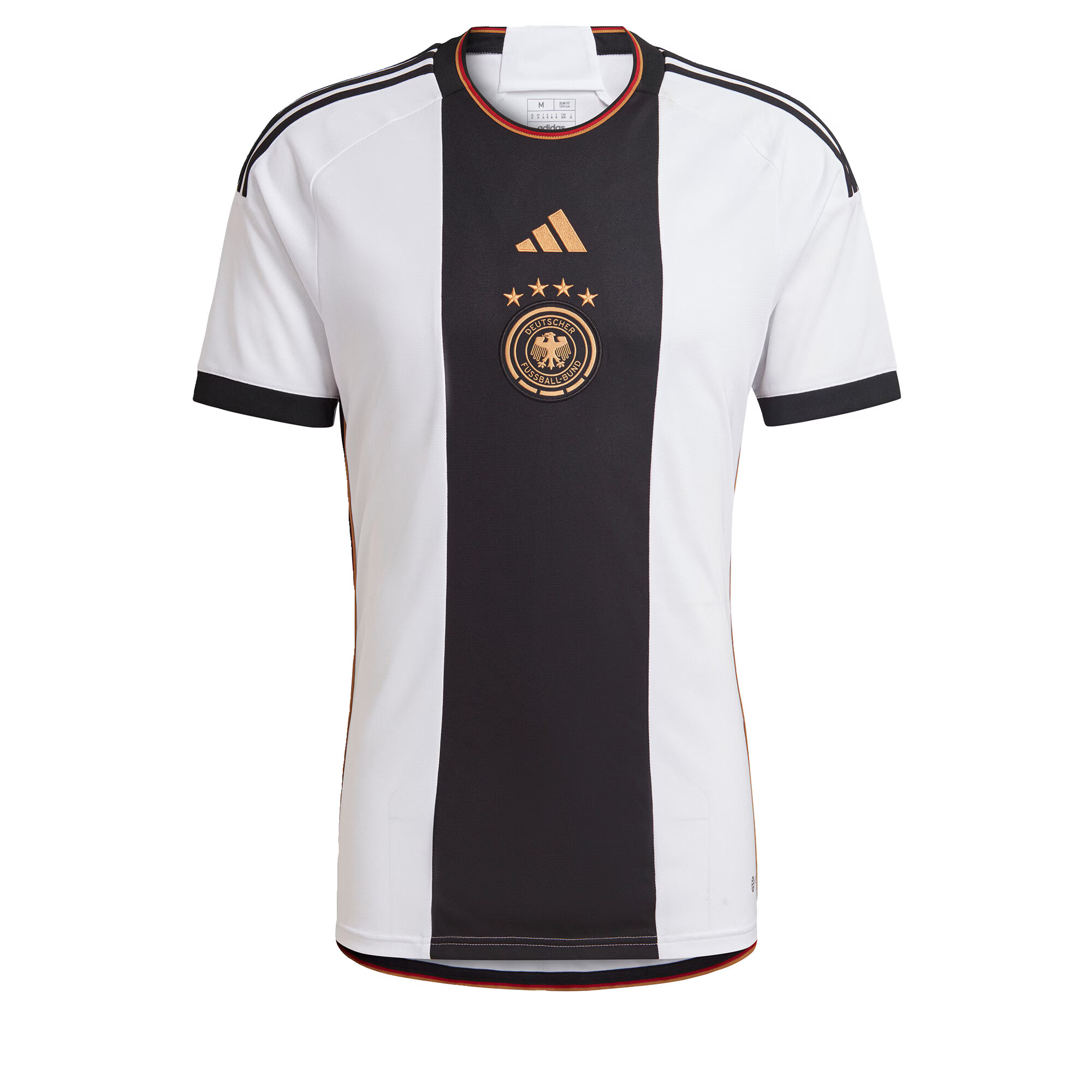 ADIDAS PERFORMANCE Αθλητική φανέλα 'Germany 22 Home' σκούρο κίτρινο / κόκκινο / μαύρο / λευκό - Pepit.gr