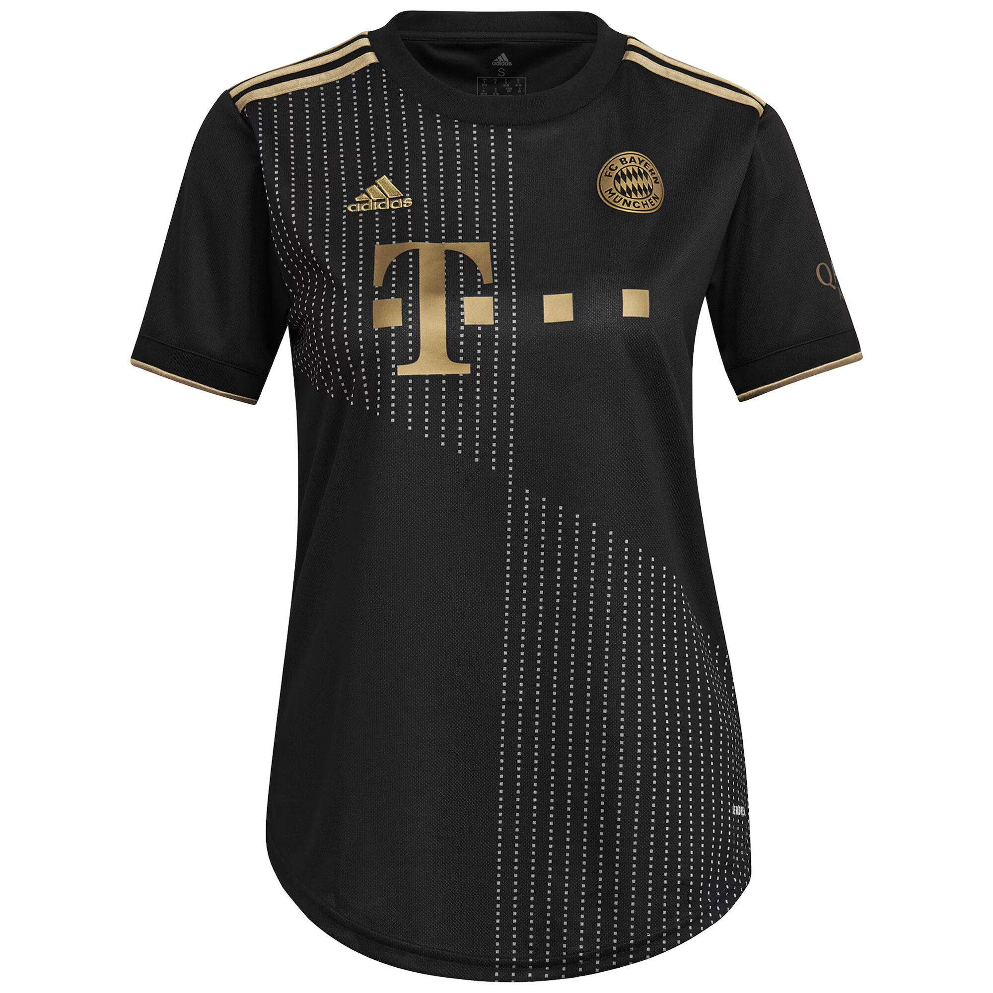 ADIDAS PERFORMANCE Αθλητική φανέλα 'FC Bayern München Away 2021/2022' χρυσό / μαύρο / λευκό - Pepit.gr